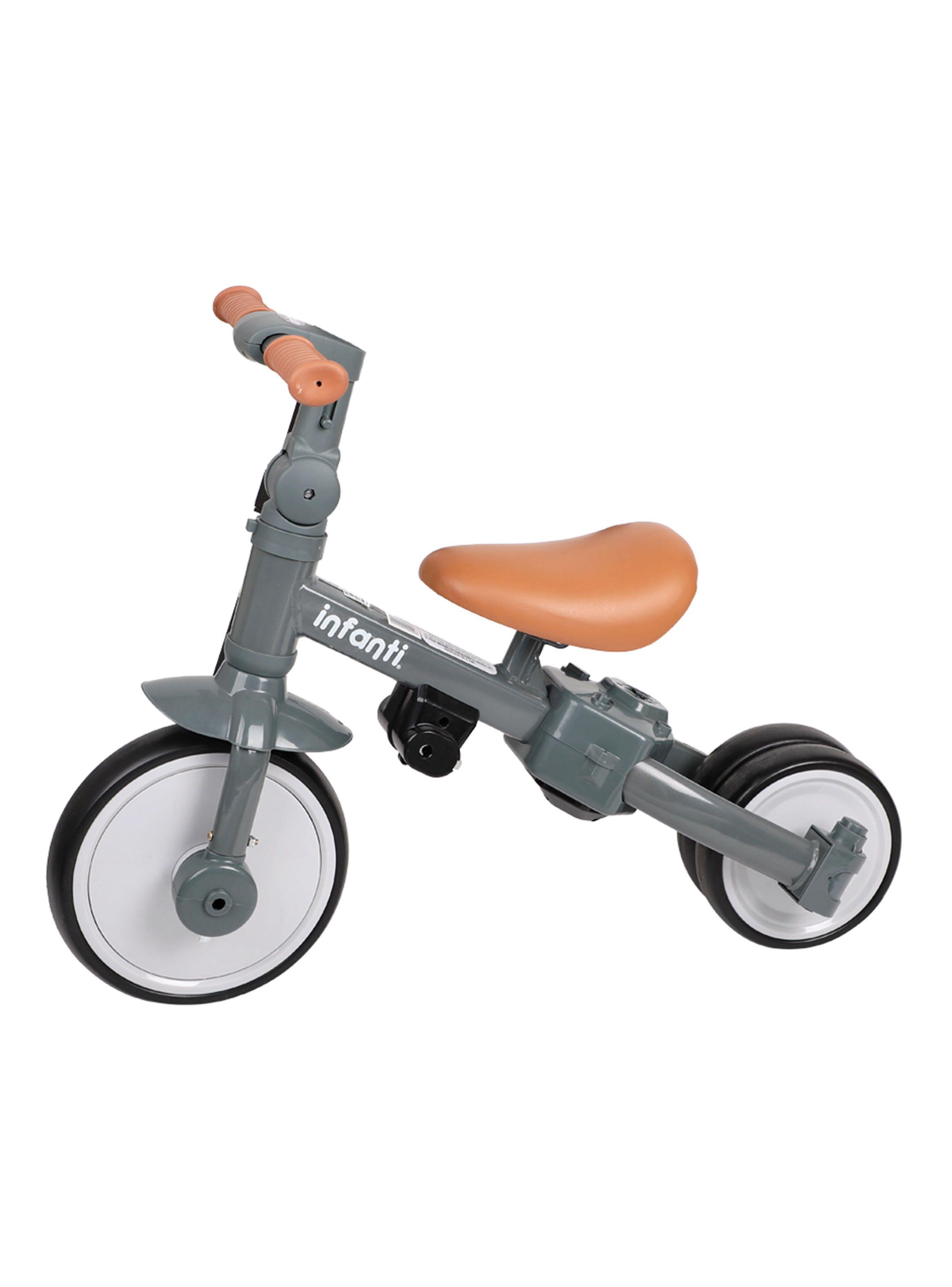 Triciclo 4 en 1 Gris-1