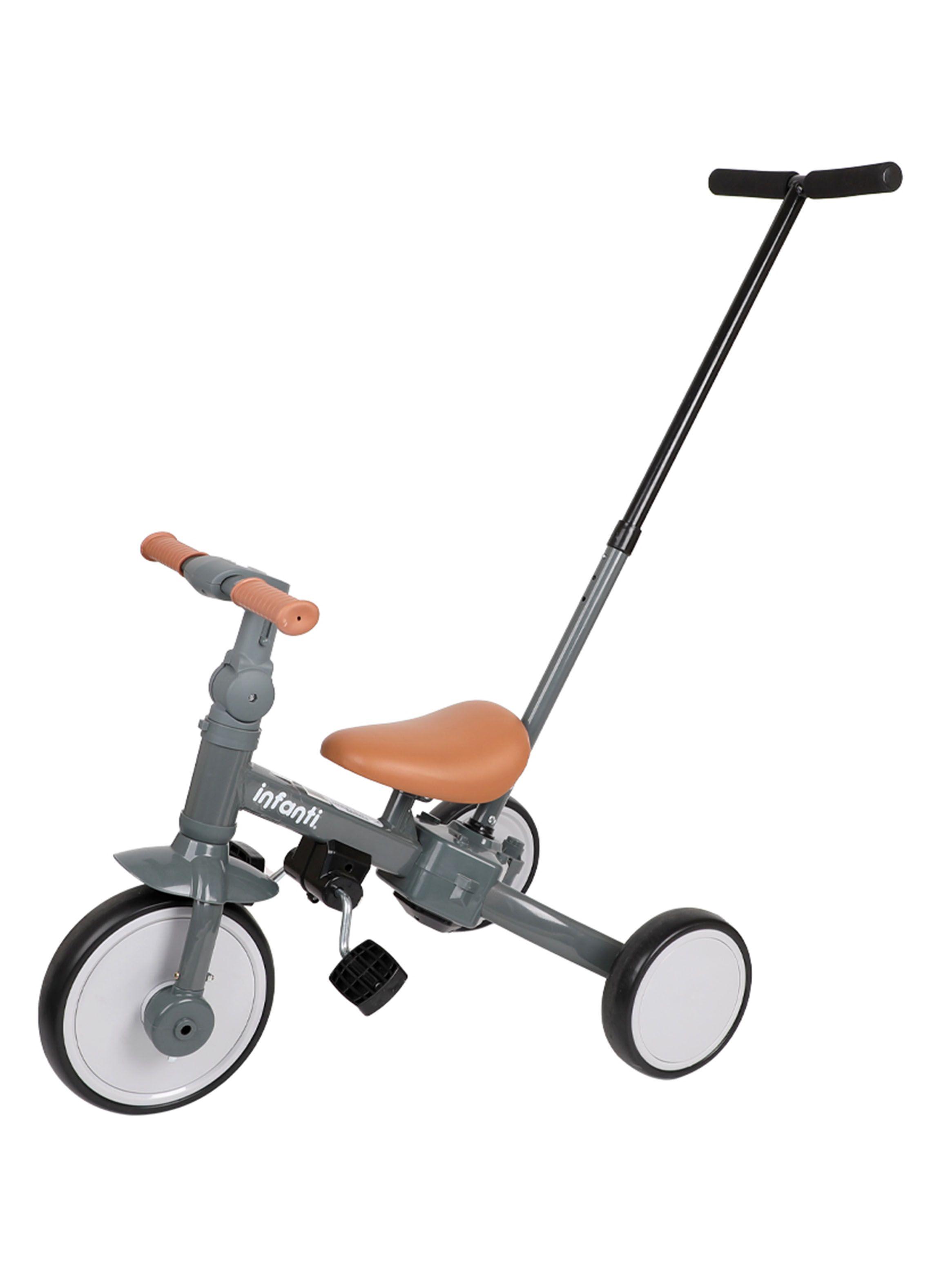 Triciclo 4 en 1 Gris-3