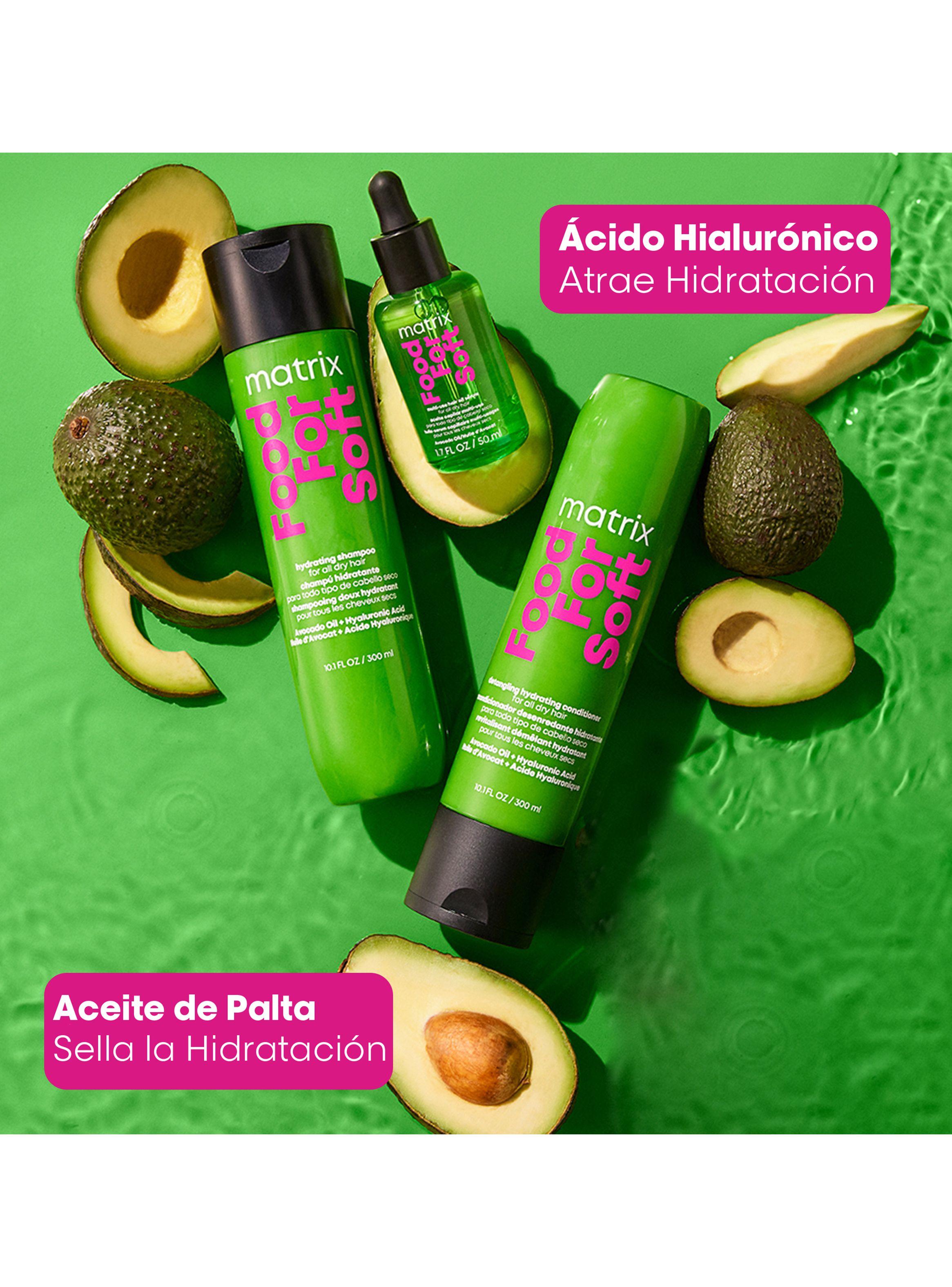 Shampoo Hidratante Cabello Seco Food For Soft 300 ml-5