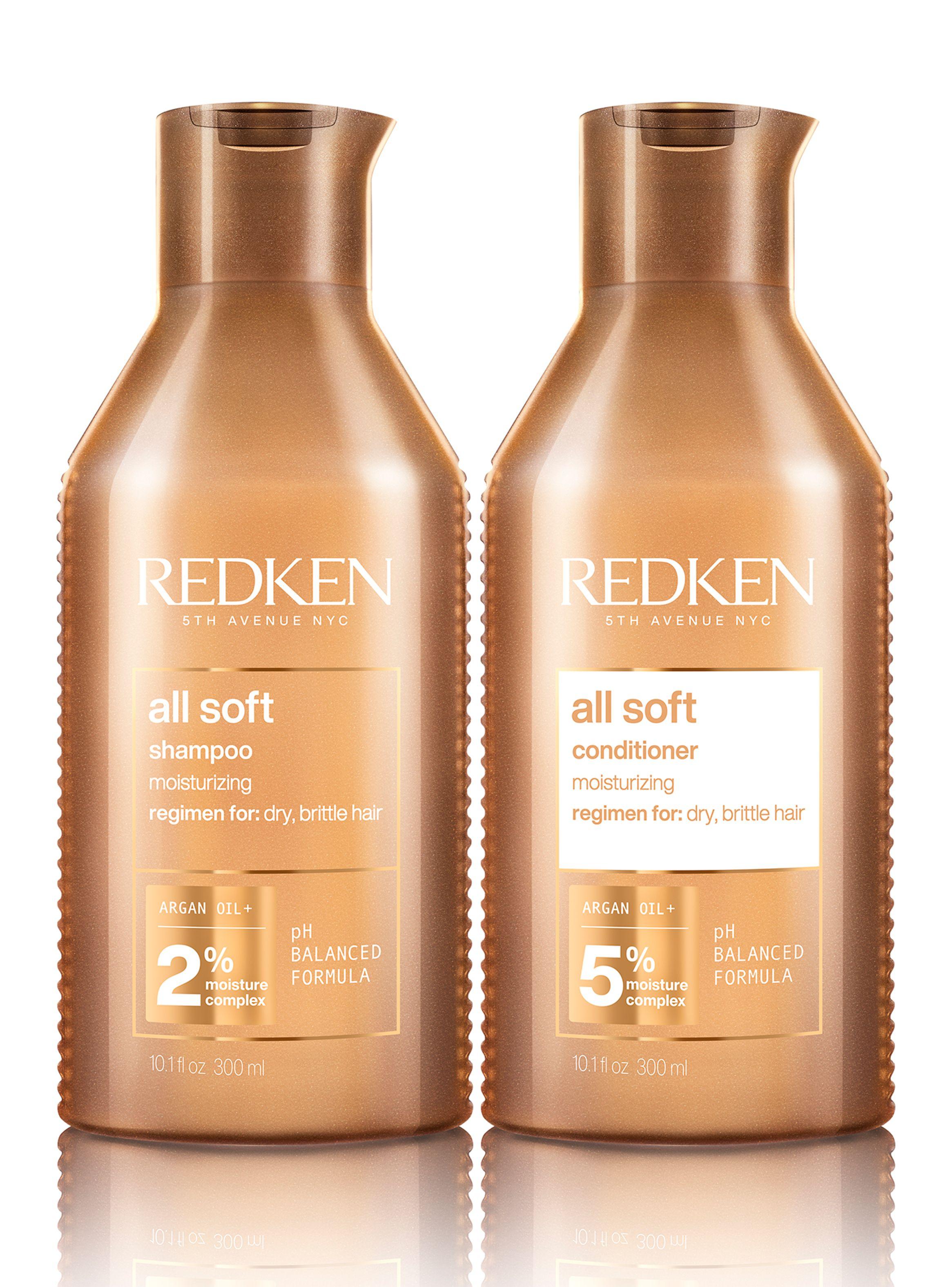 Set Hidratación Cabello Seco All Soft Shampoo 300ml + Acondicionador 300ml Redken-0