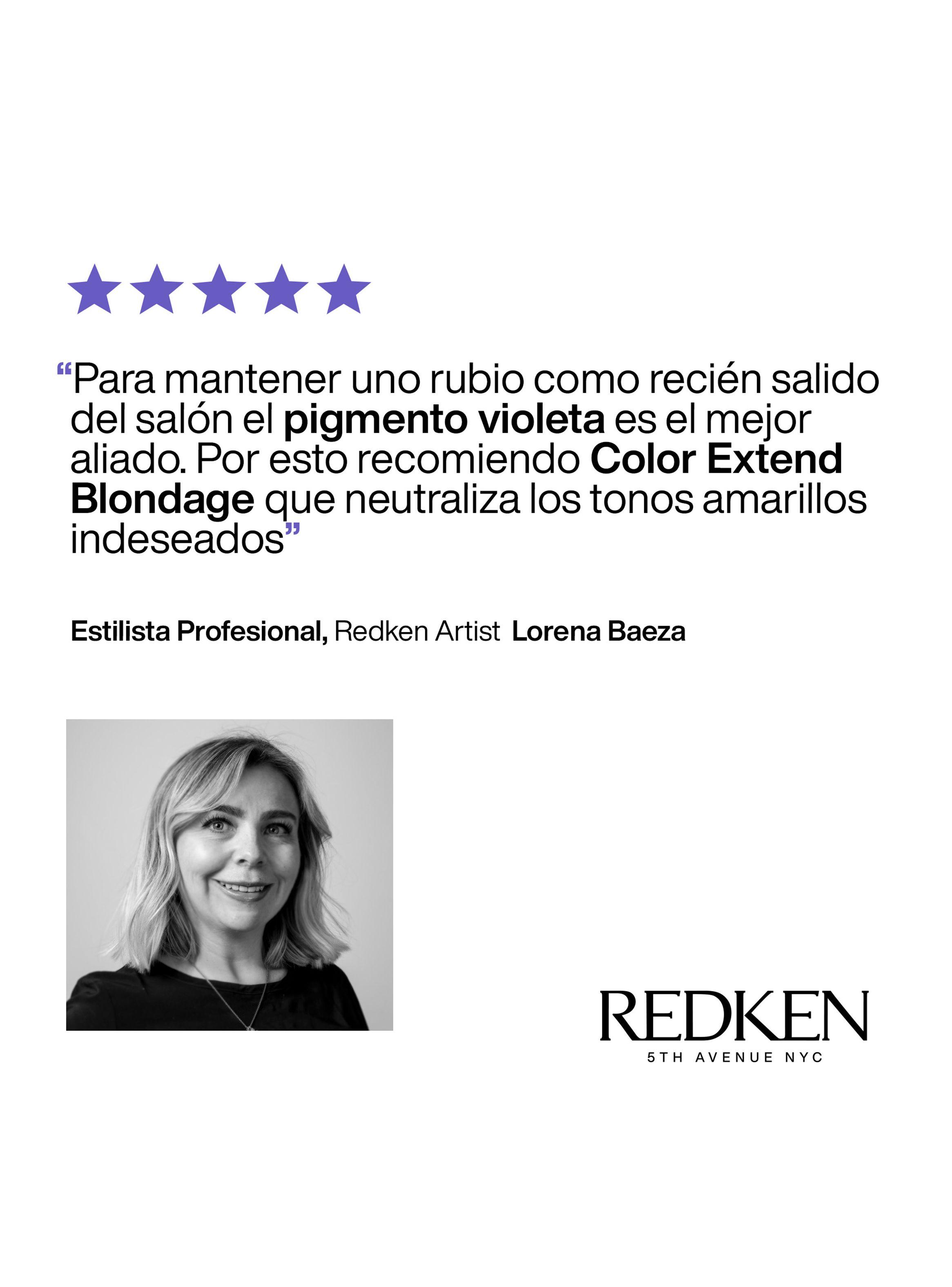 Set Matizador Cabello Rubio Color Extend Blondage Shampoo 300ml + Acondicionador 300ml Redken-5