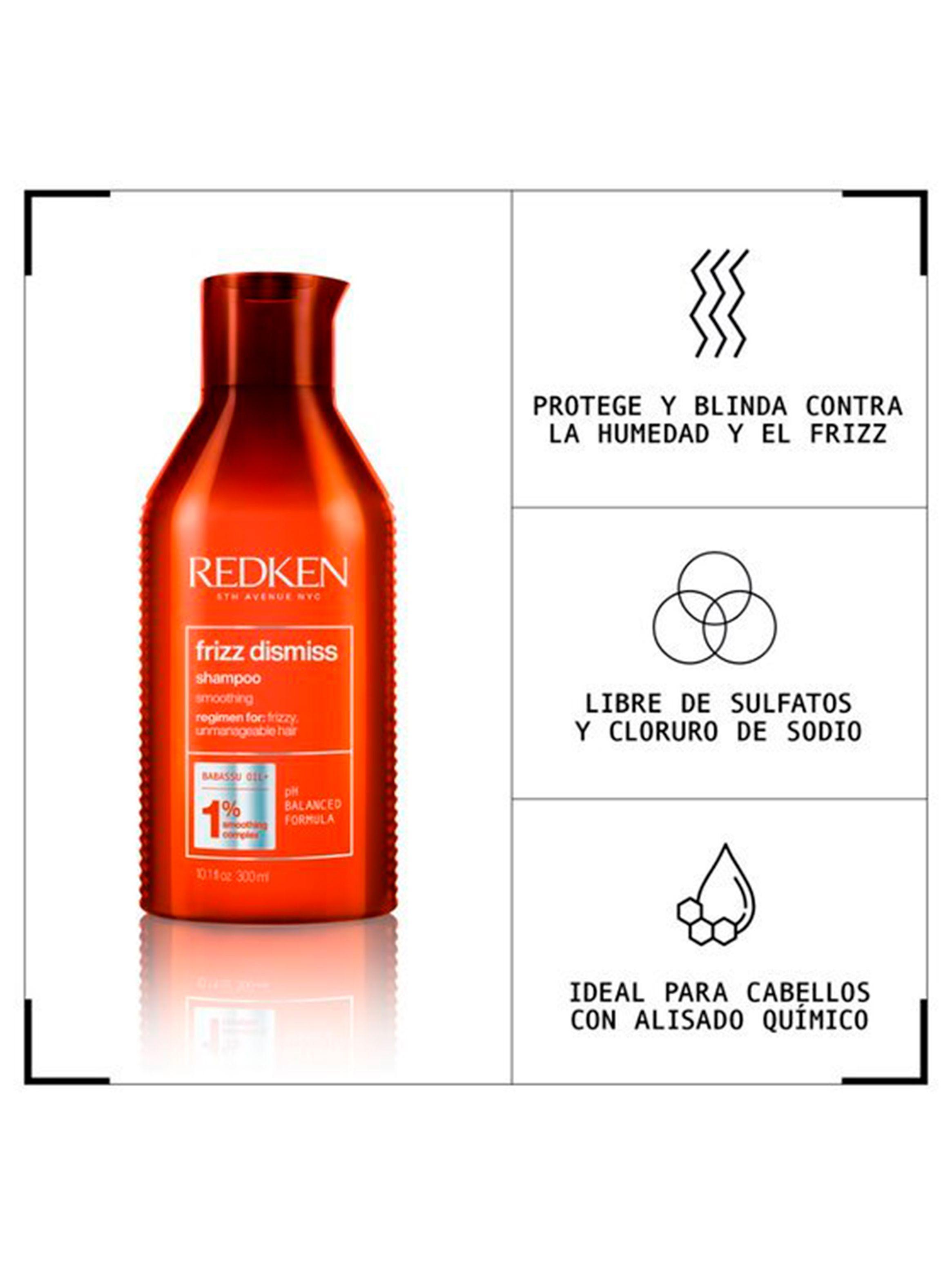 Set Frizz Dismiss Anti Frizz Shampoo 300ml + Acondicionador 300ml Redken-3