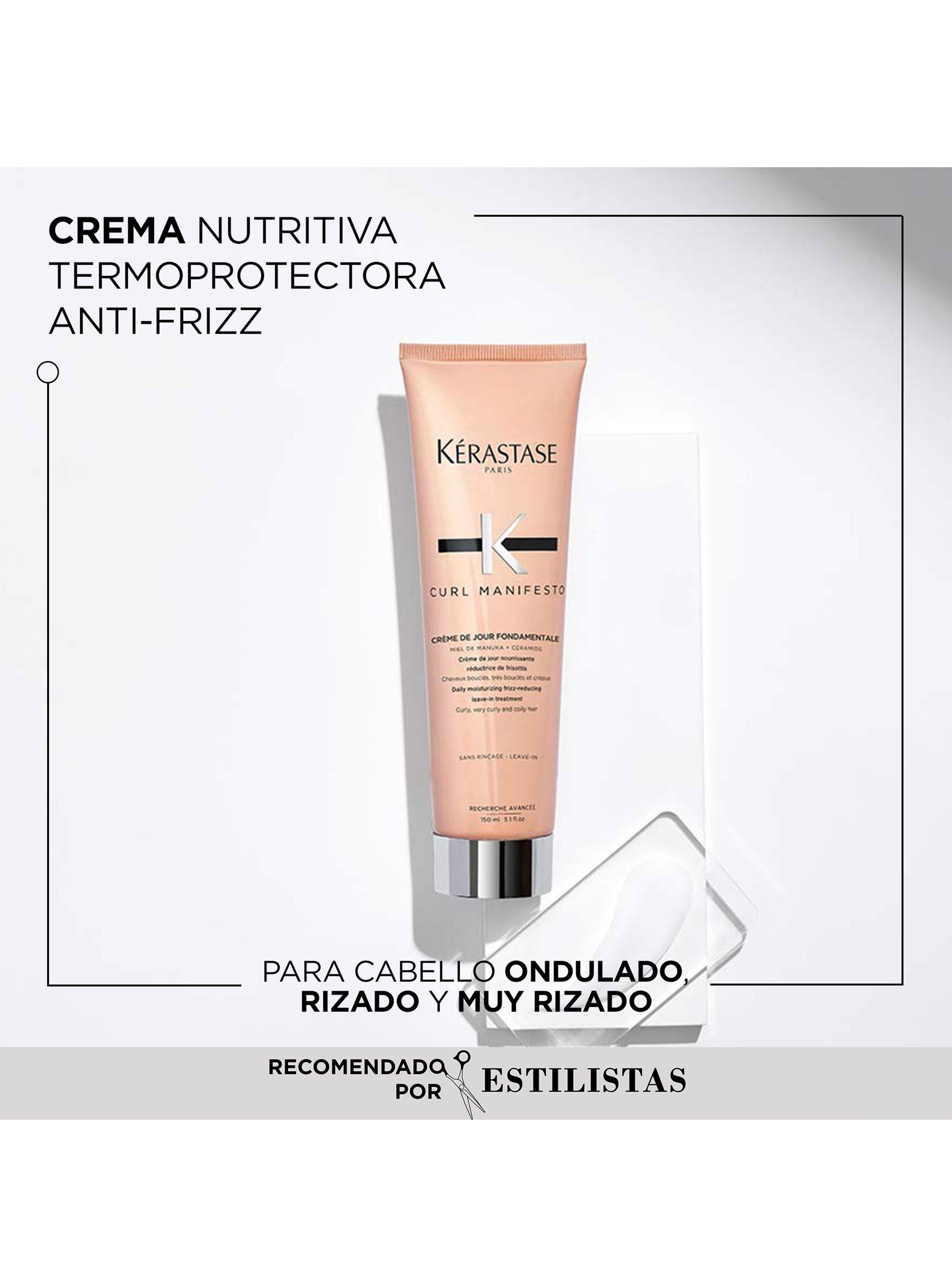 Set Hidratación Cabello Rizado Curl Manifesto Shampoo 250ml +  Acondicionador 250ml + Creme de Jour 150ml Kérastase-3