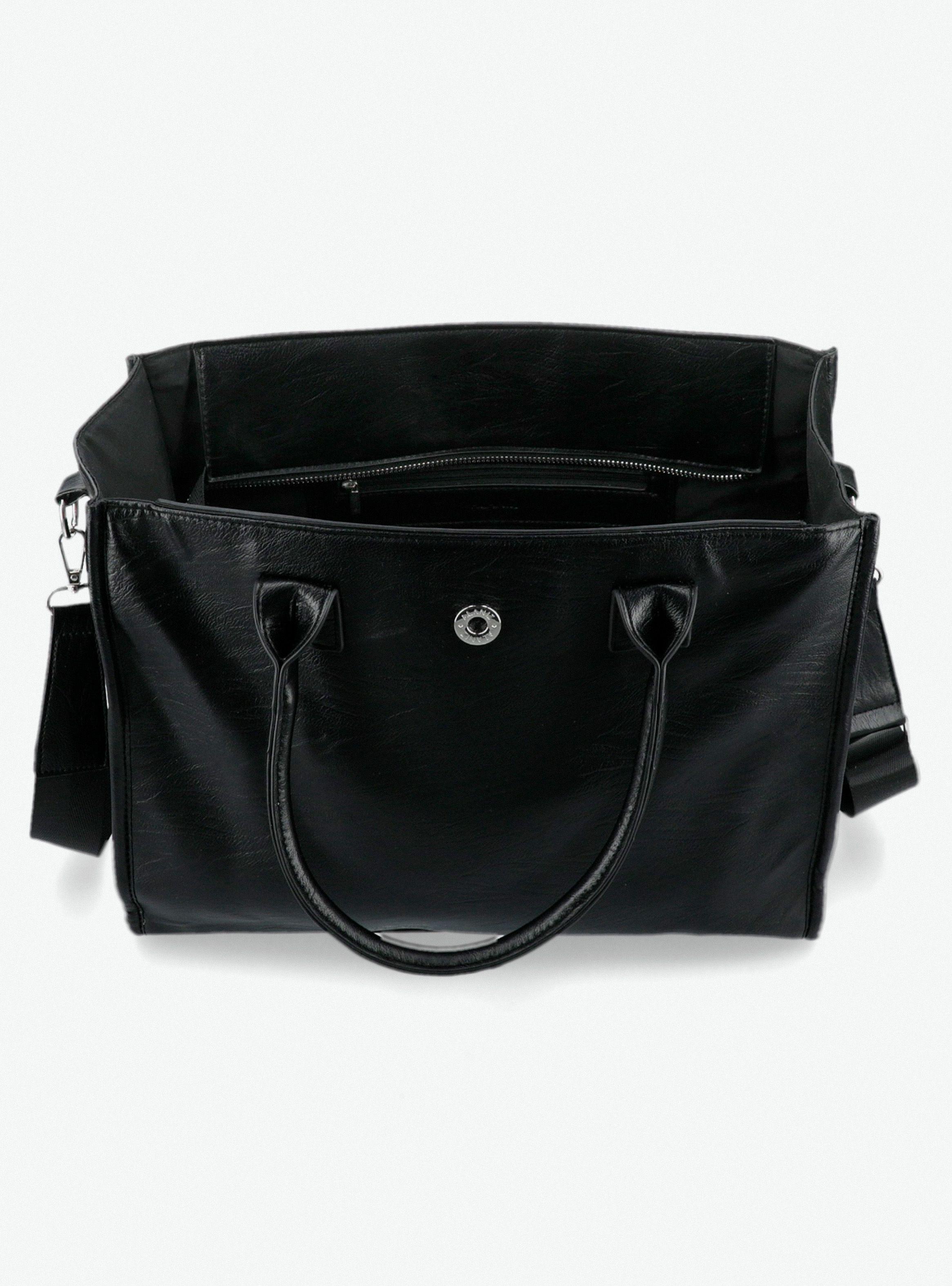 Cartera Tote Bag con Cierre Metálico-5