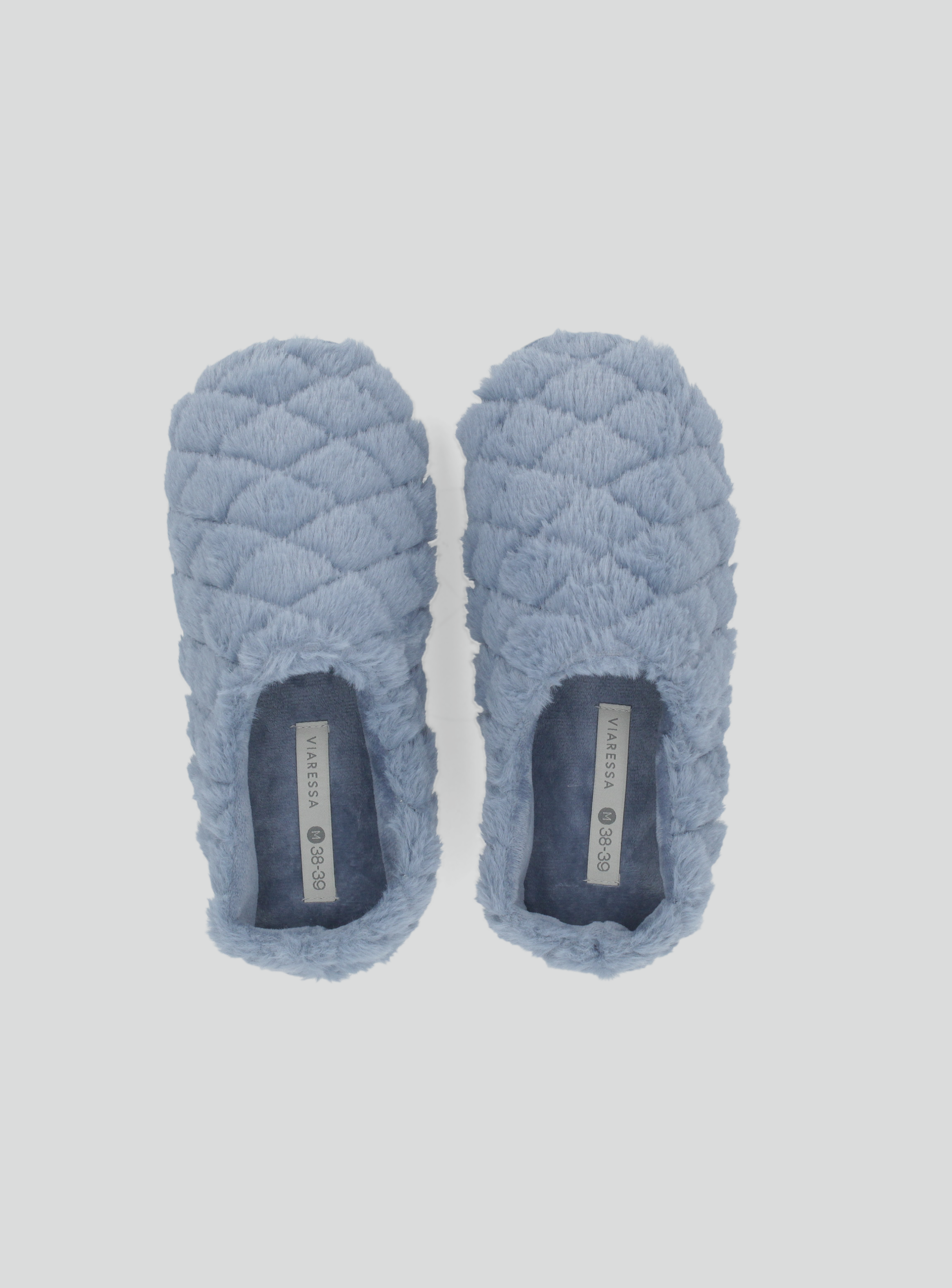 Pantufla Peluda Color Sólido-0