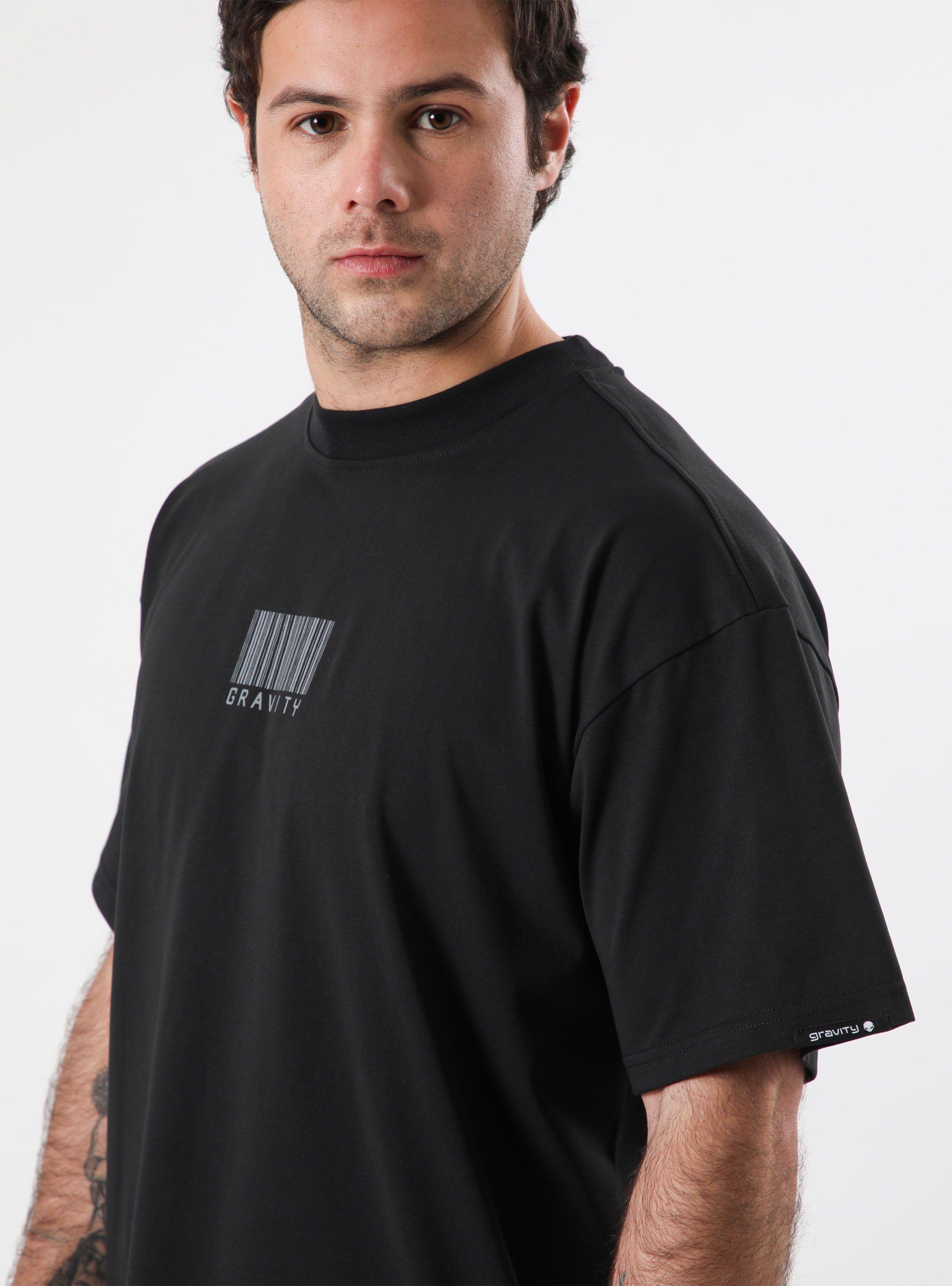 Polera Oversize Gruesa Coódigo de Barras-2