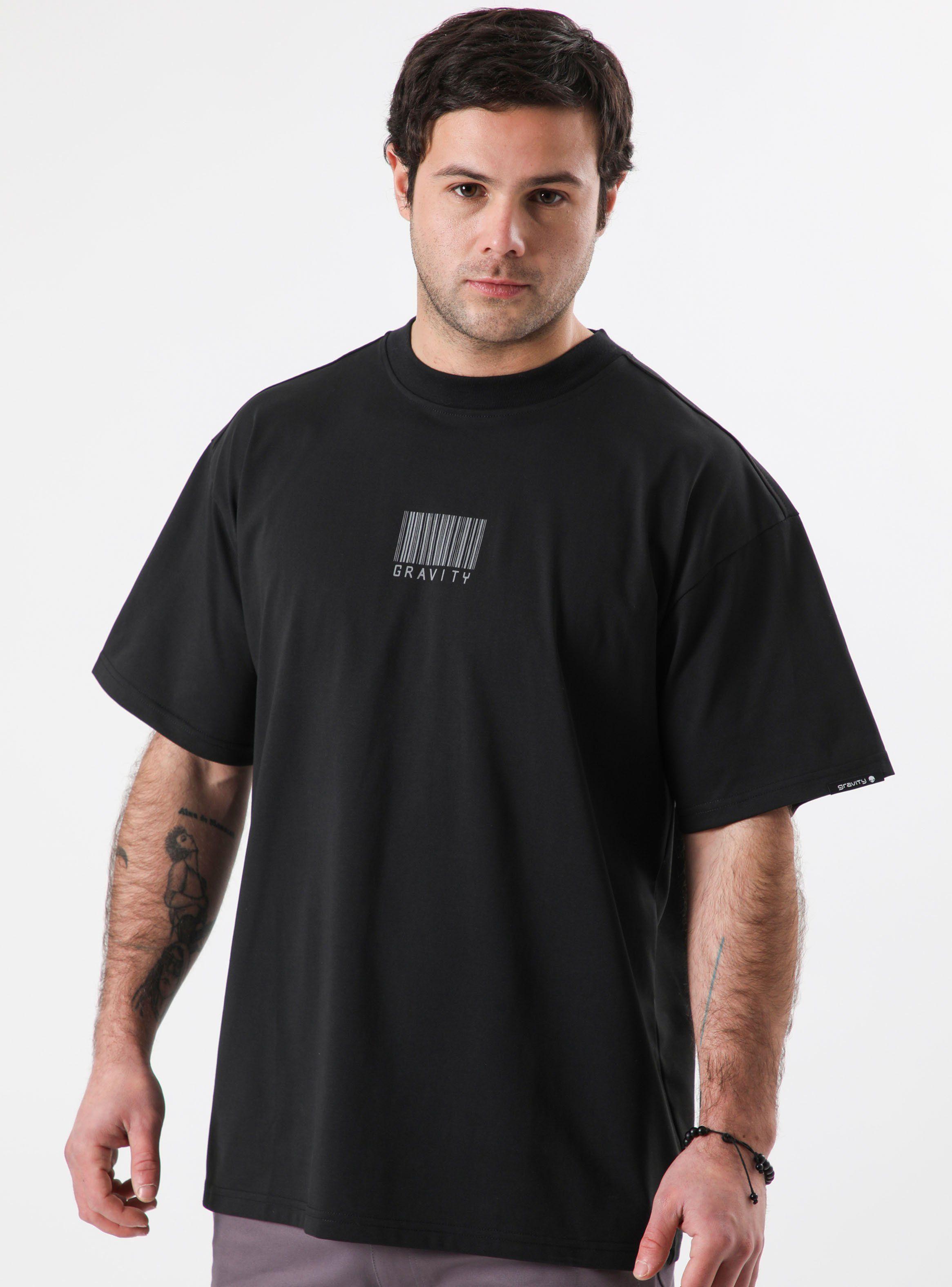 Polera Oversize Gruesa Coódigo de Barras-0