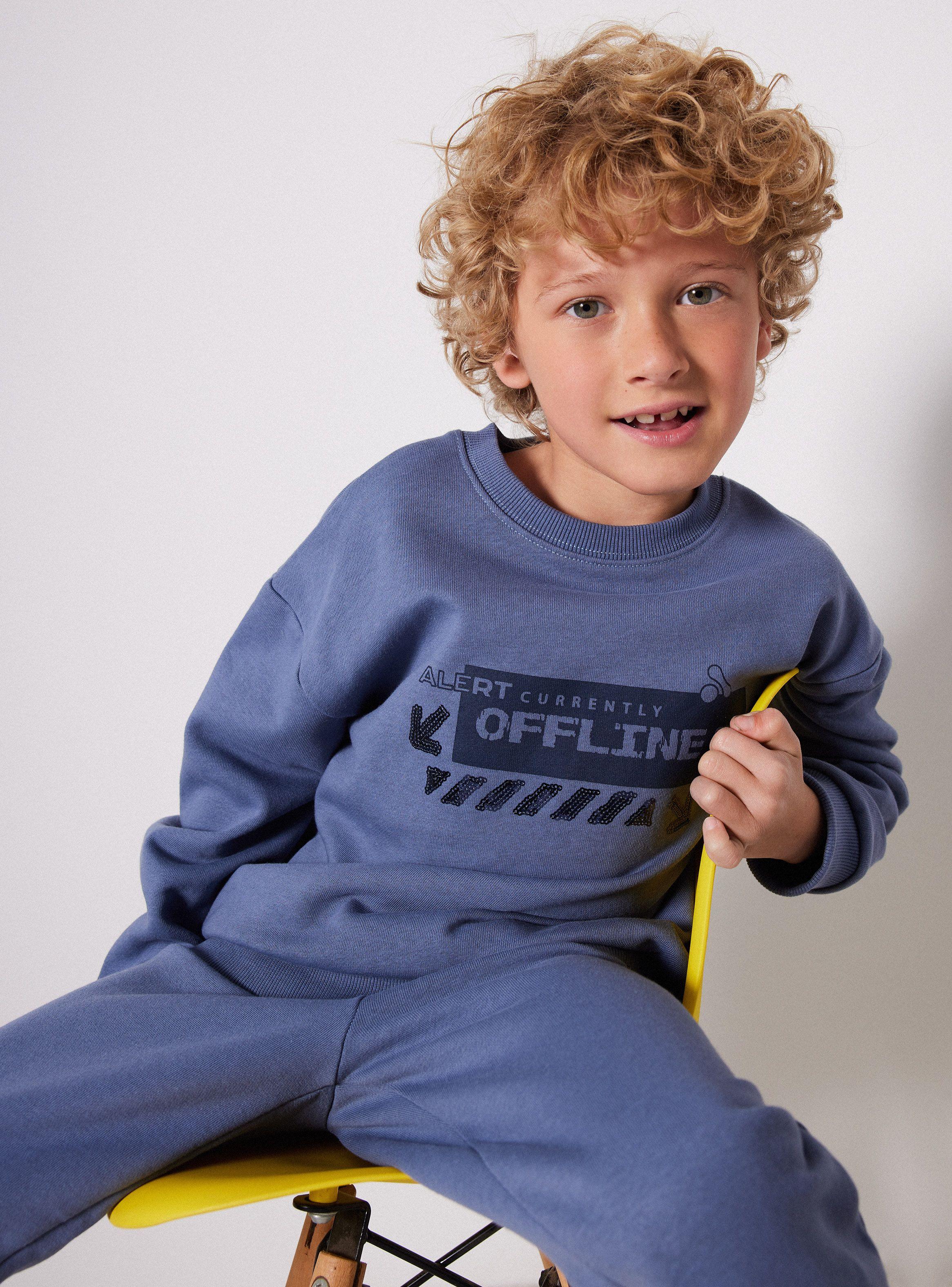 Polerón Estampado Fleece-0