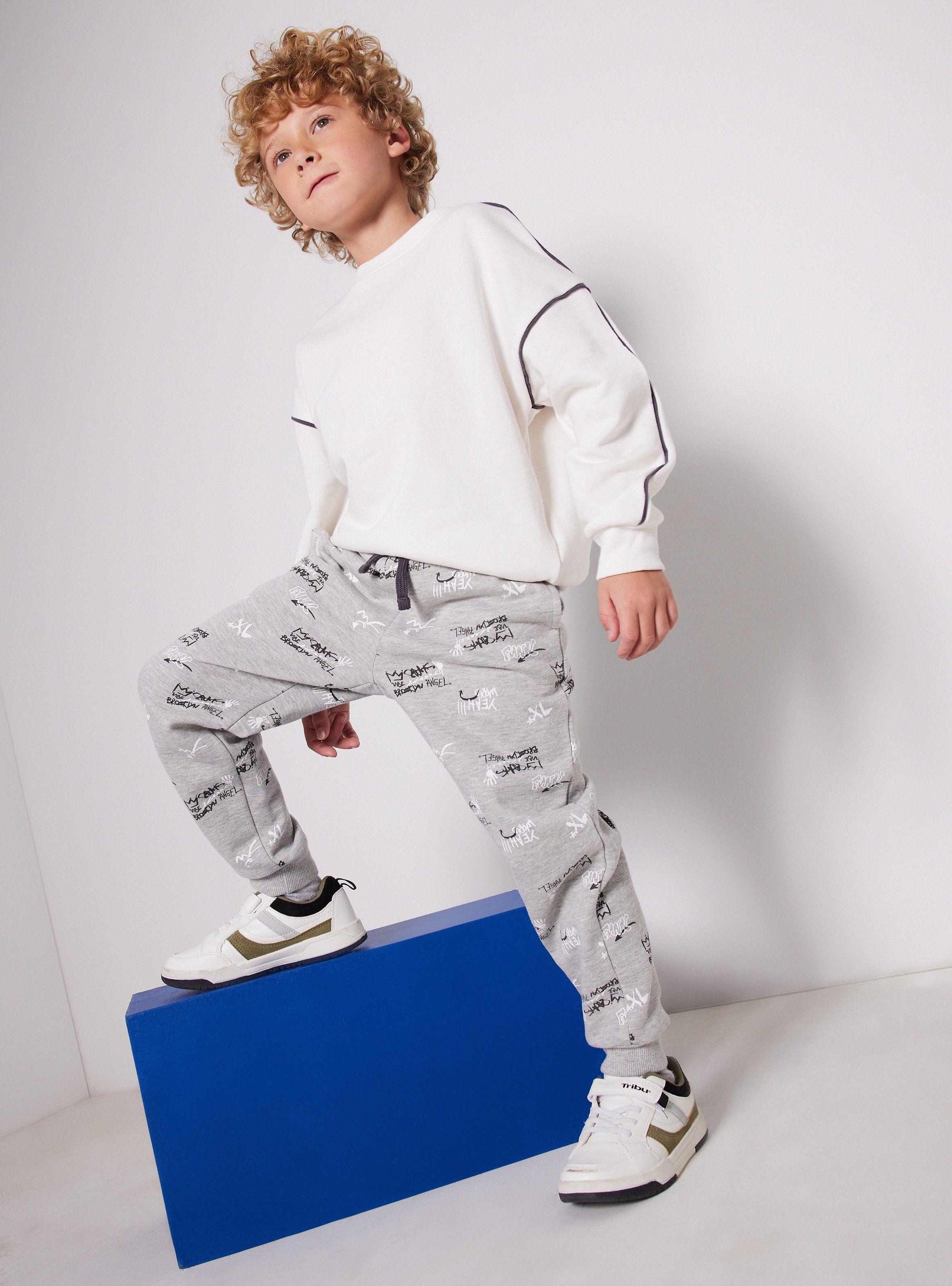 Pantalón Fleece Full Estampado-0