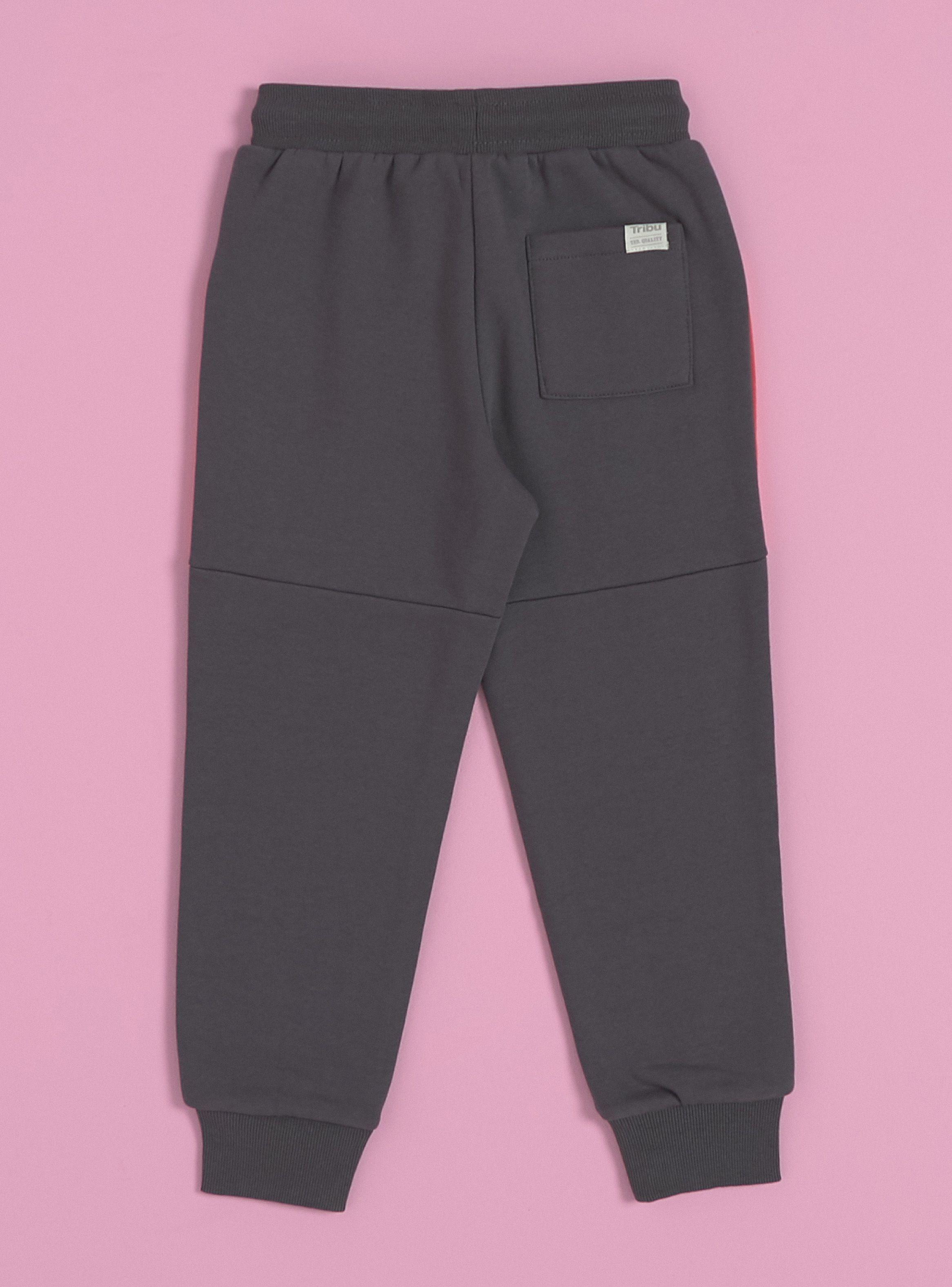 Pantalón Fleece Cortes Bicolor-3