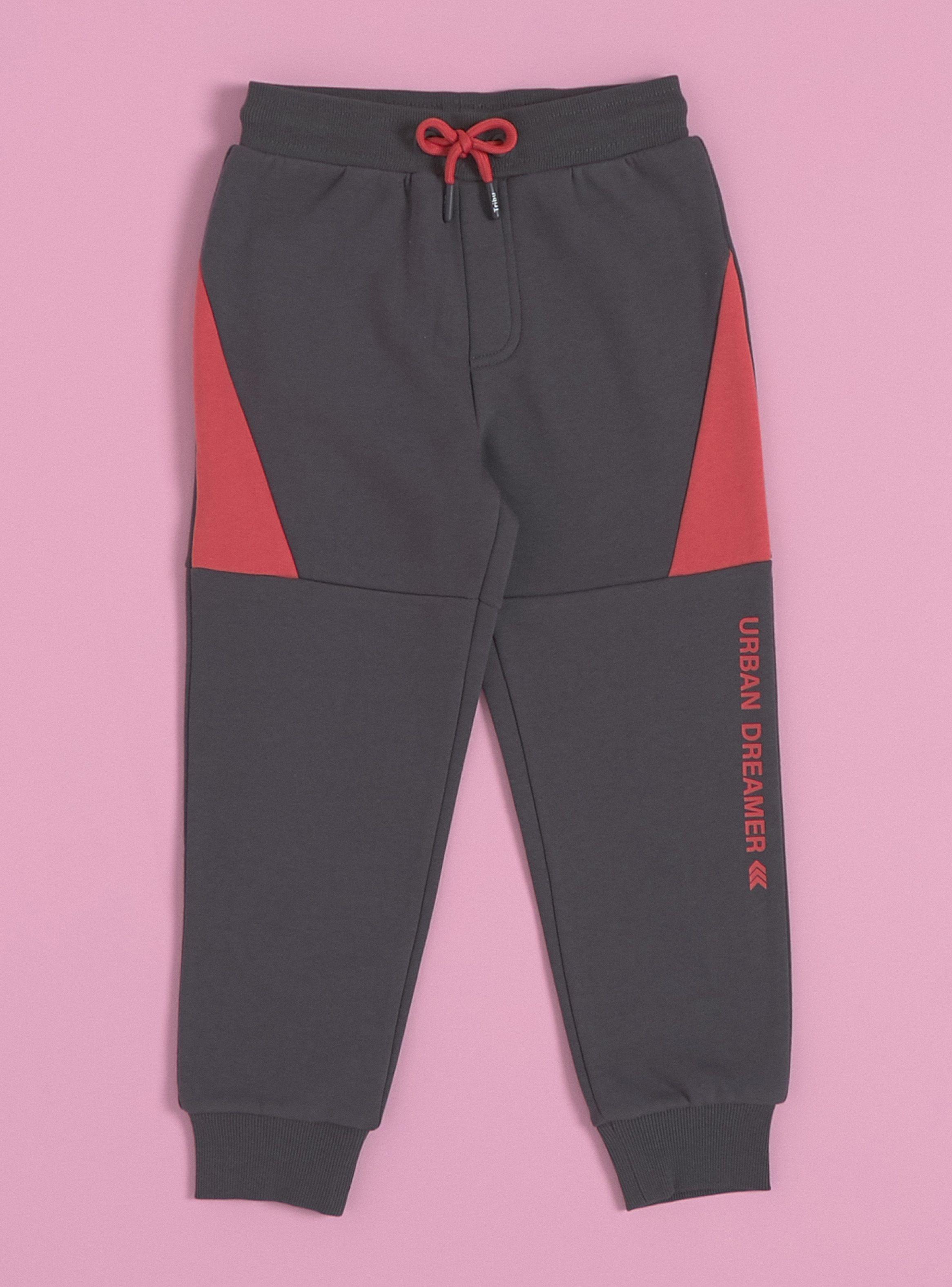 Pantalón Fleece Cortes Bicolor-2