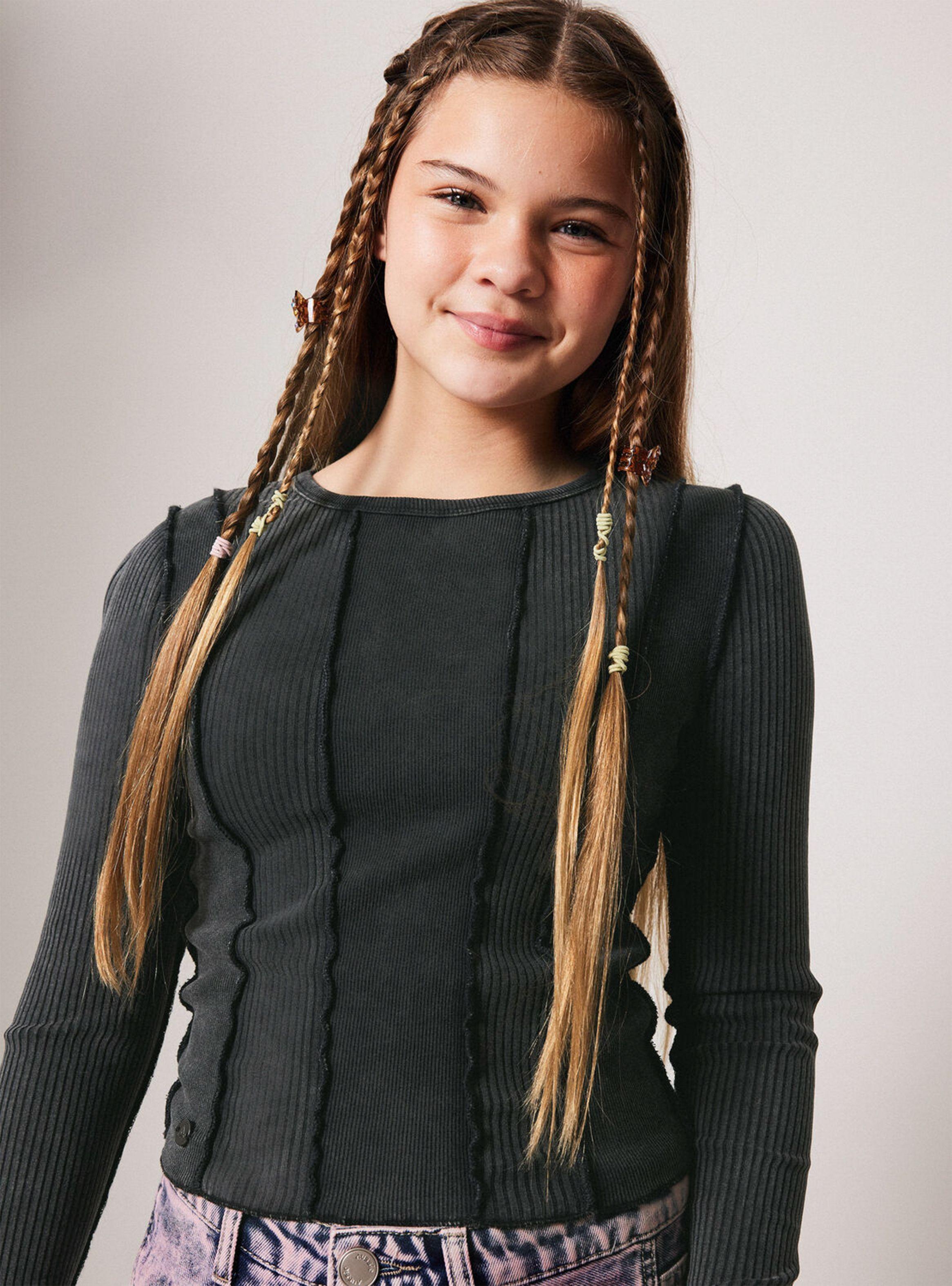 Polera Detalles Costuras y Lavado Acid Wash-1