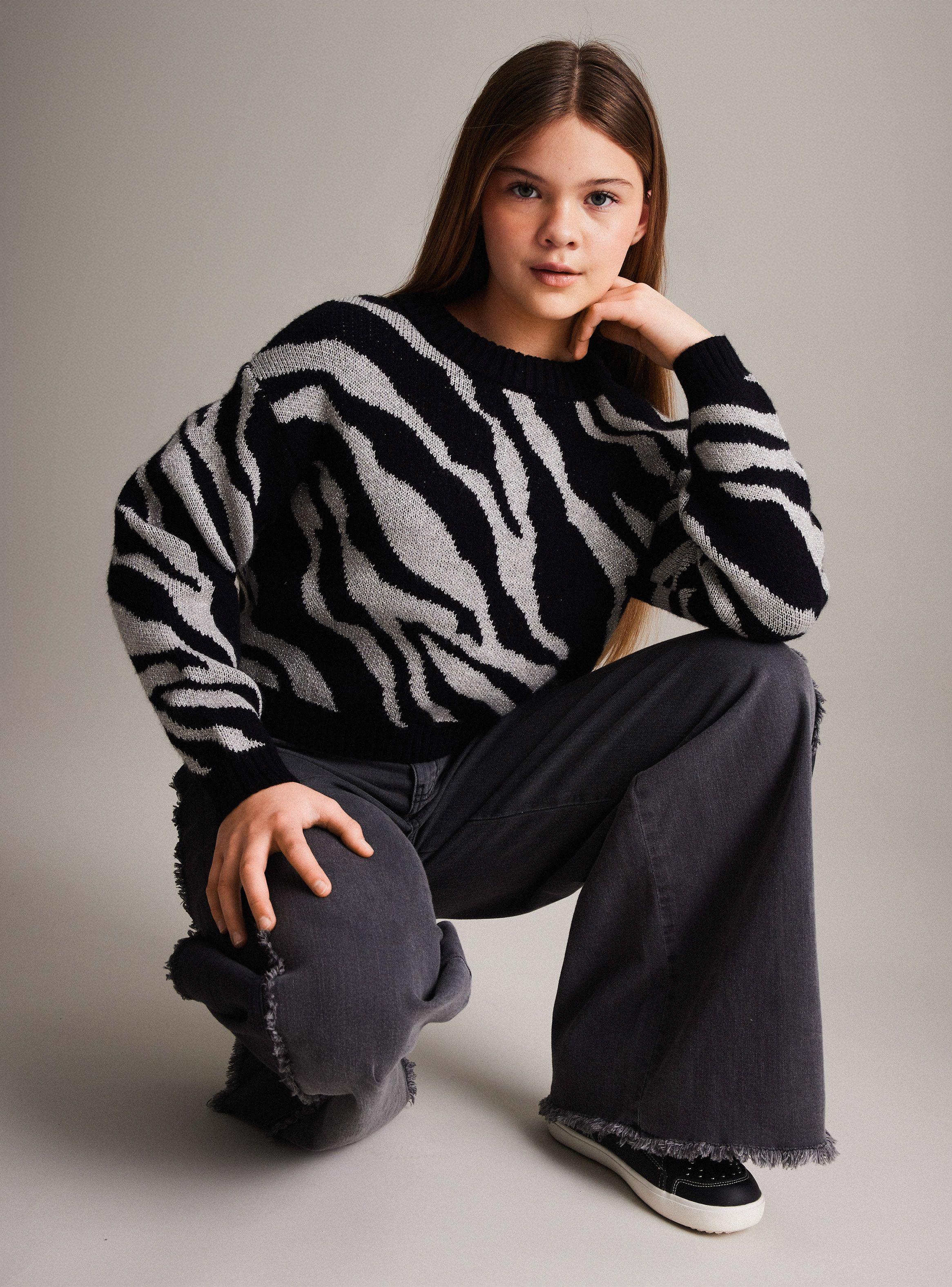 Chaleco Animal Print Lurex-0