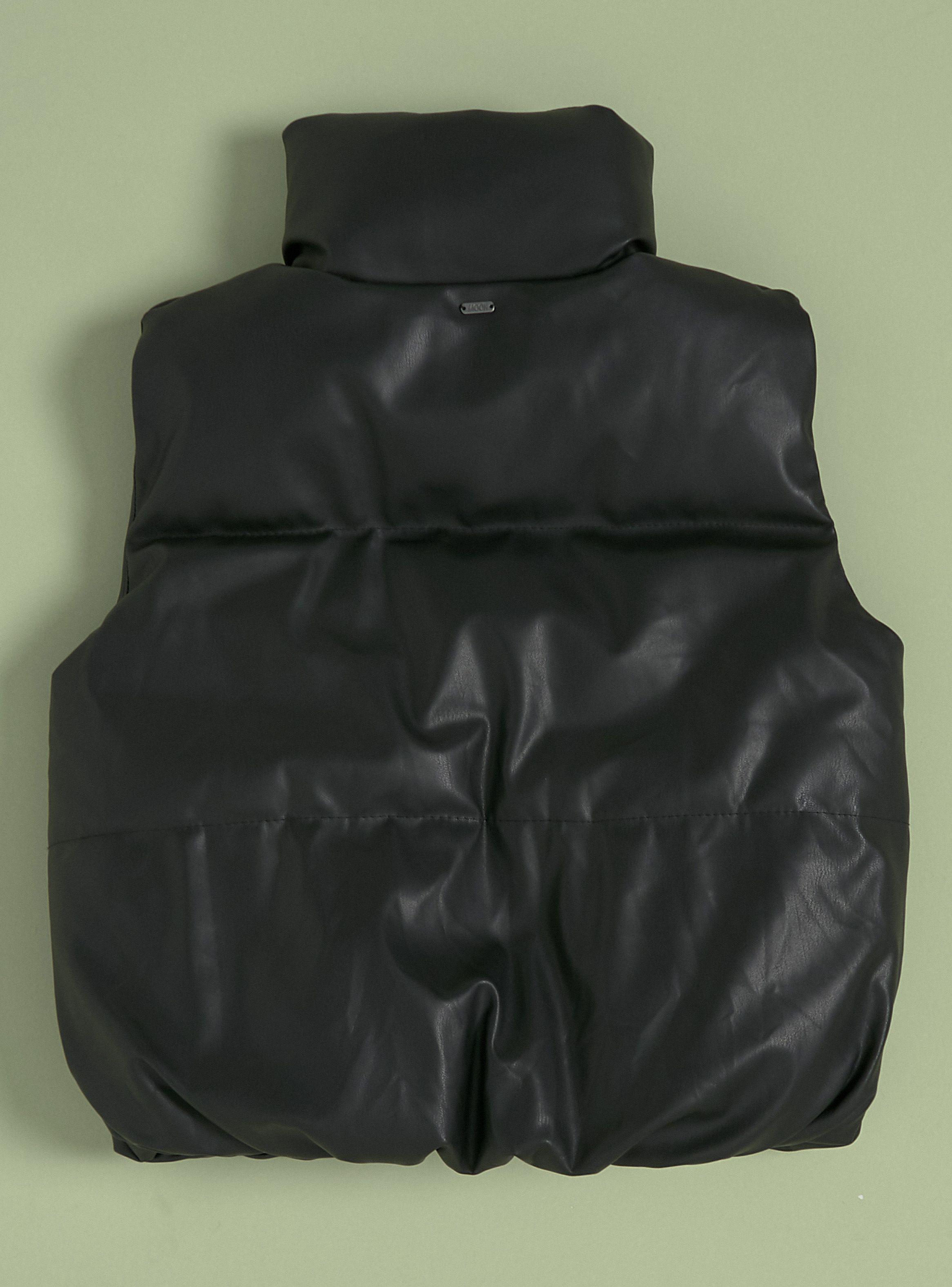 Chaqueta Pu Sin Mangas-3