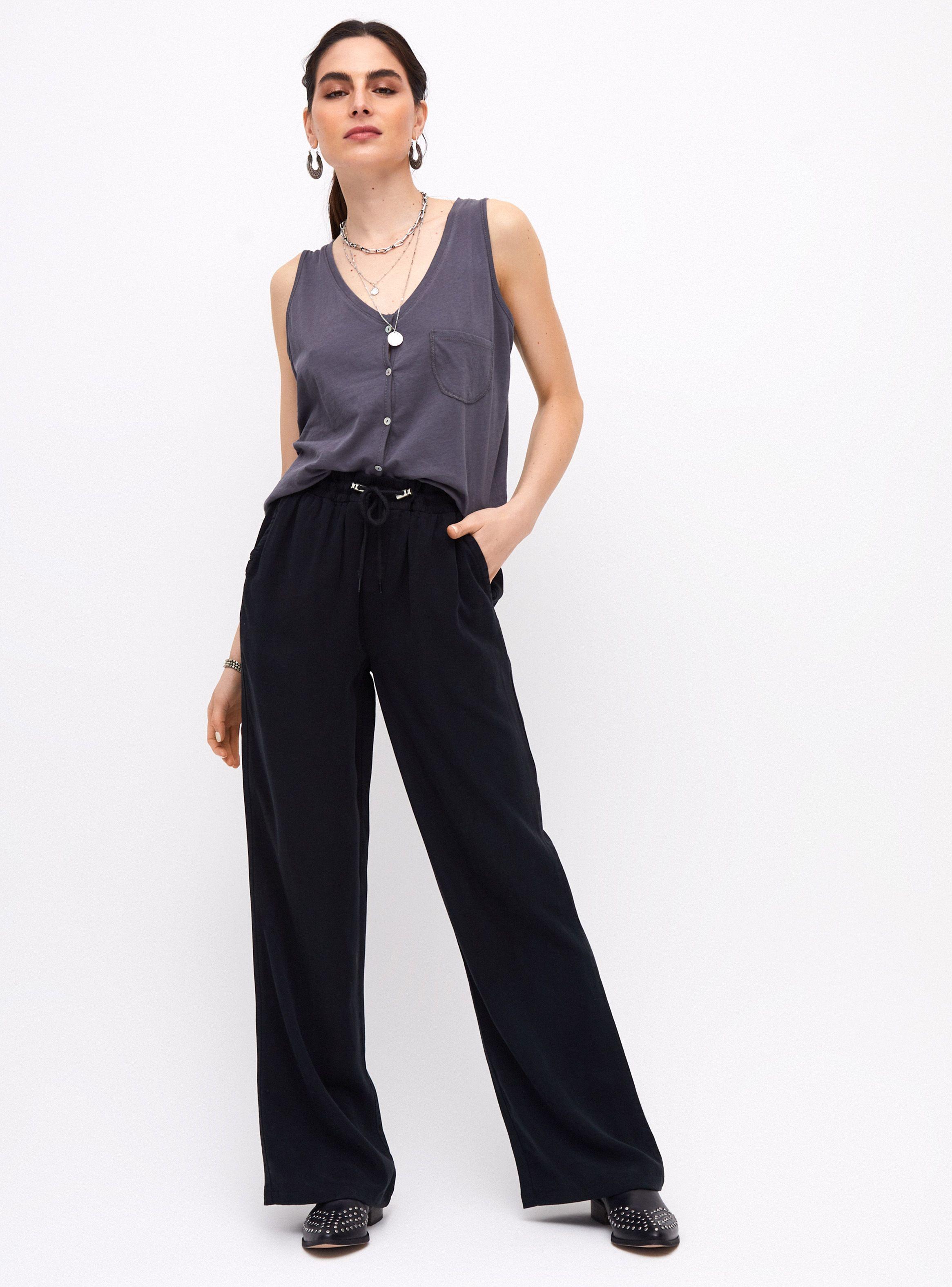 Polera sin Mangas en Algodón Orgánico con Botones en Delantero-3