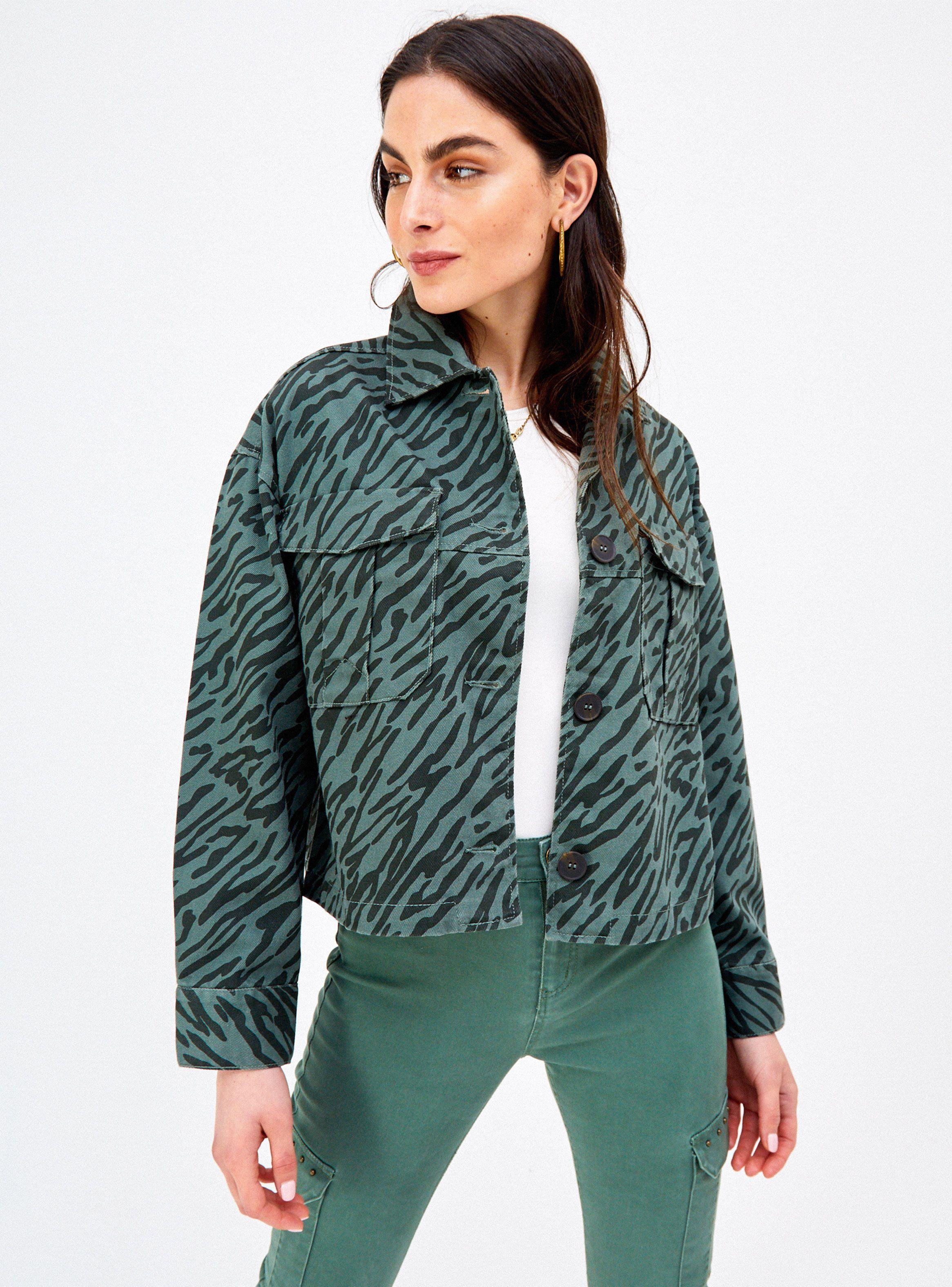Chaqueta Manga Laga con Botones-0