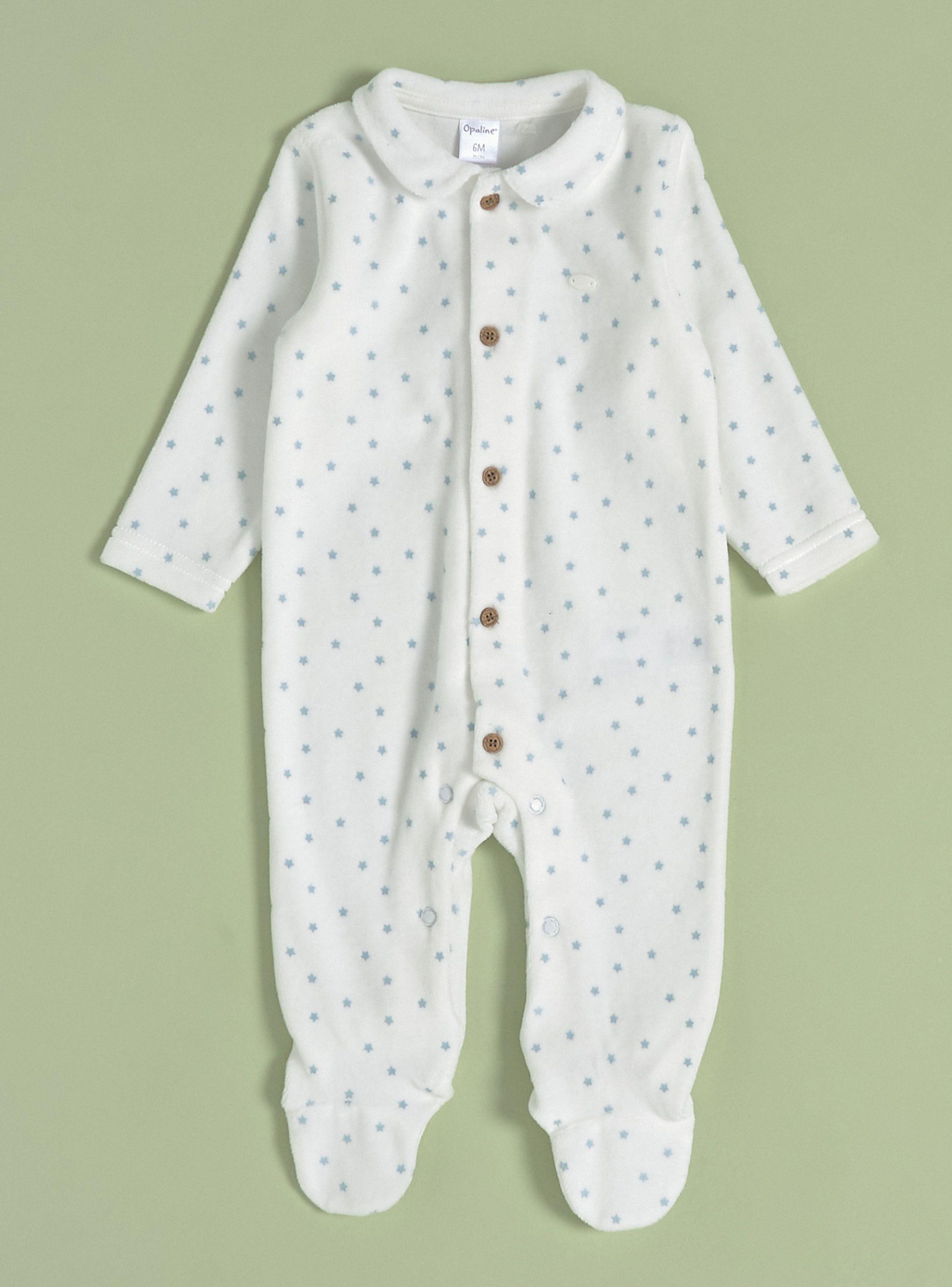 Enterito con Estapado, Cuello Bebé y Botones-0