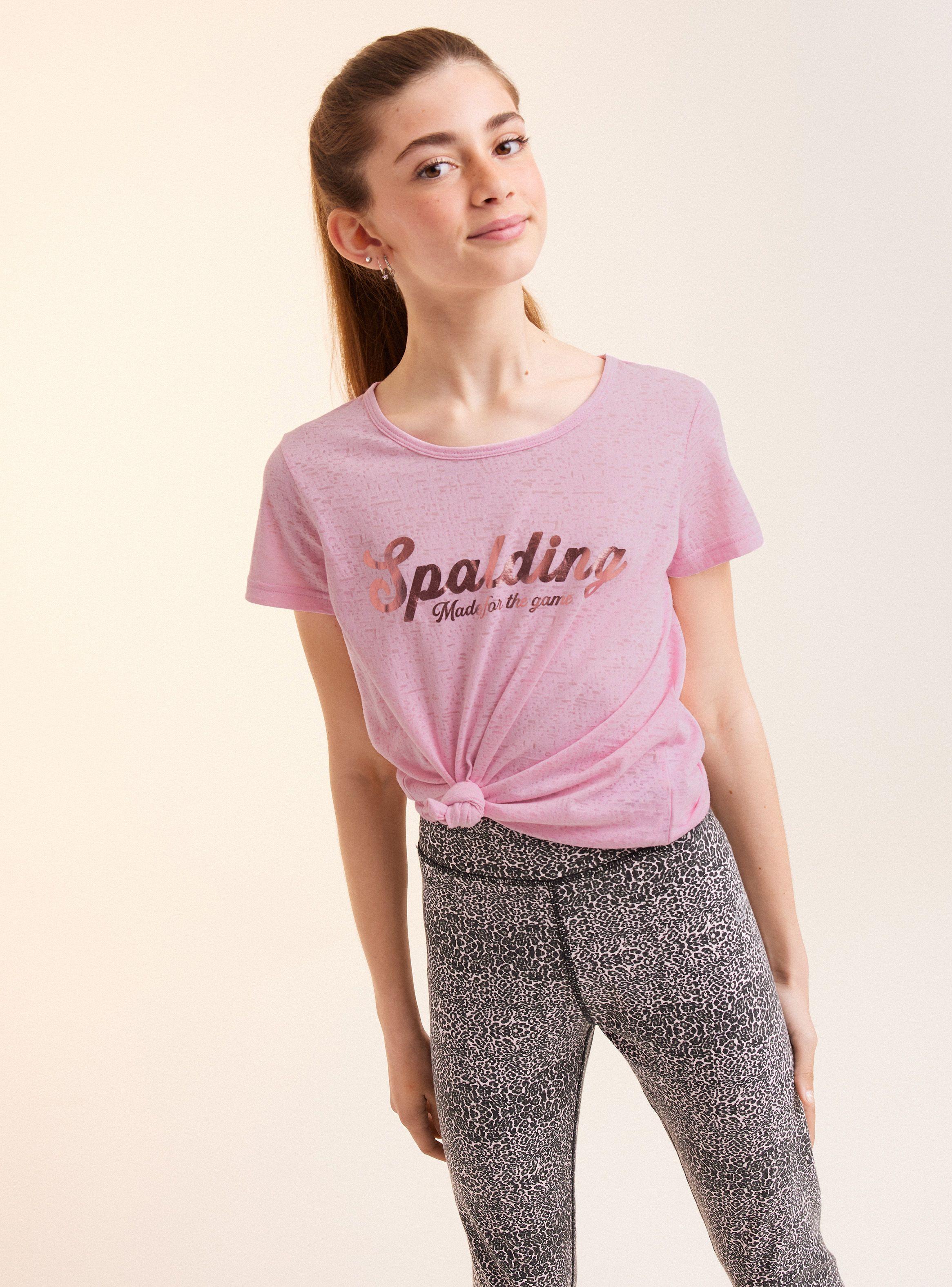 Polera Burn Out con Estampado Frontal-0