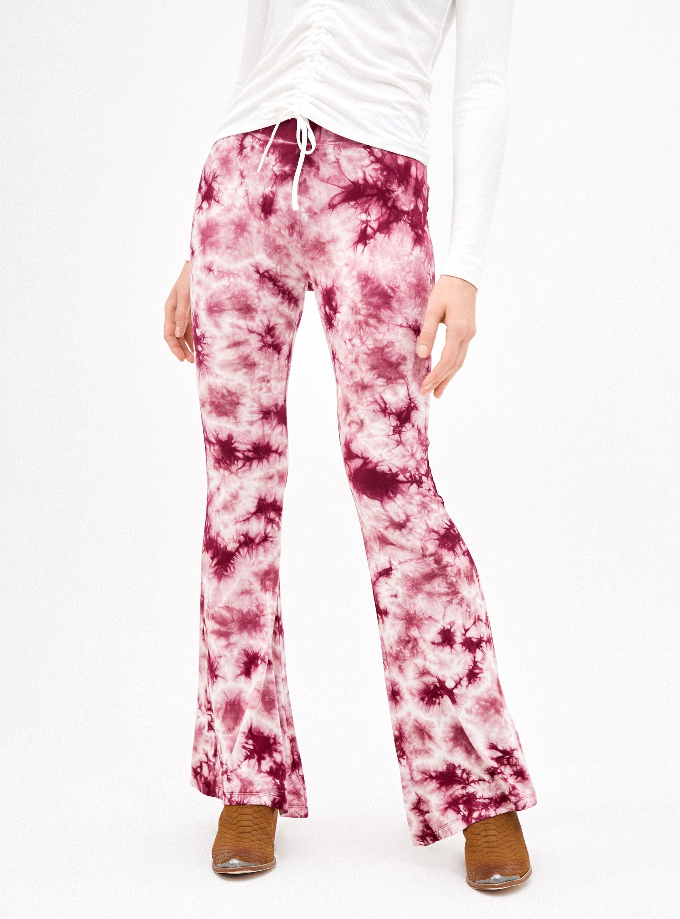 Pantalón con Estampado Fit Flare-0