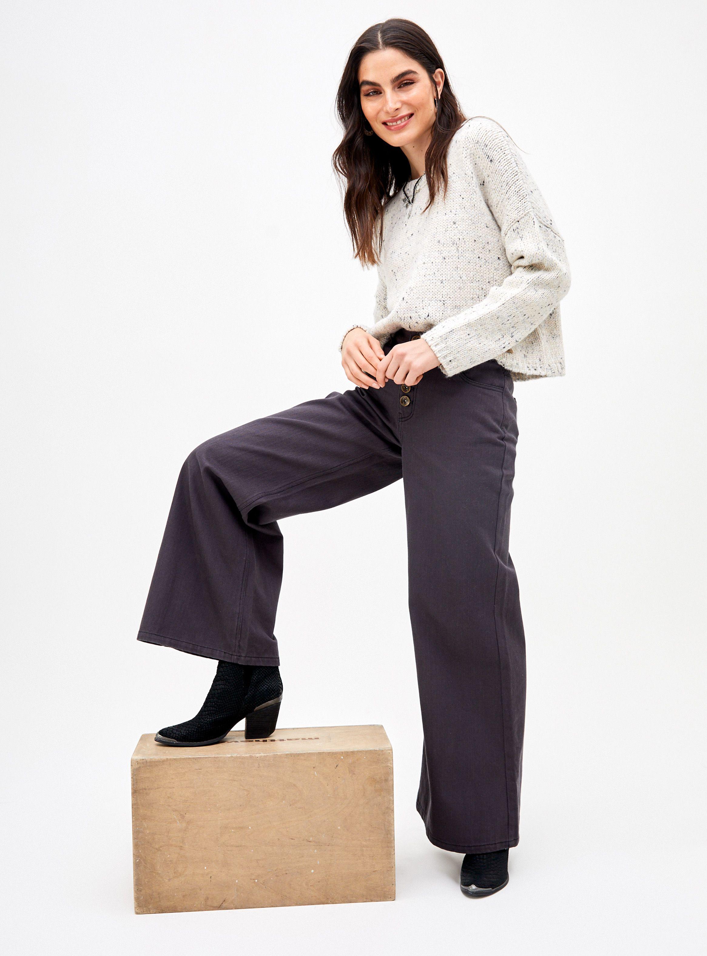 Pantalón Fit Wide Leg-3