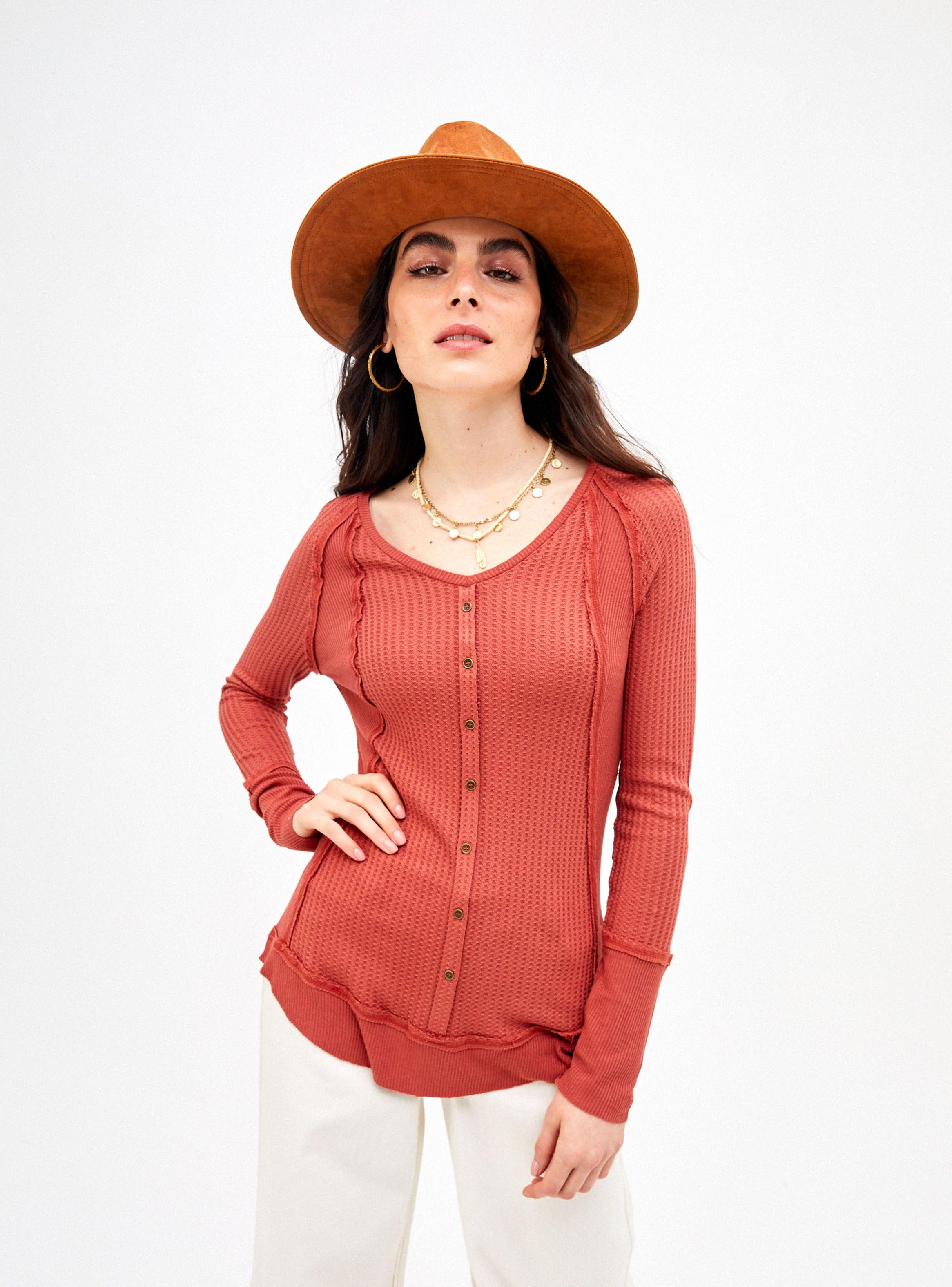 Polera Manga Larga de Waffle-0