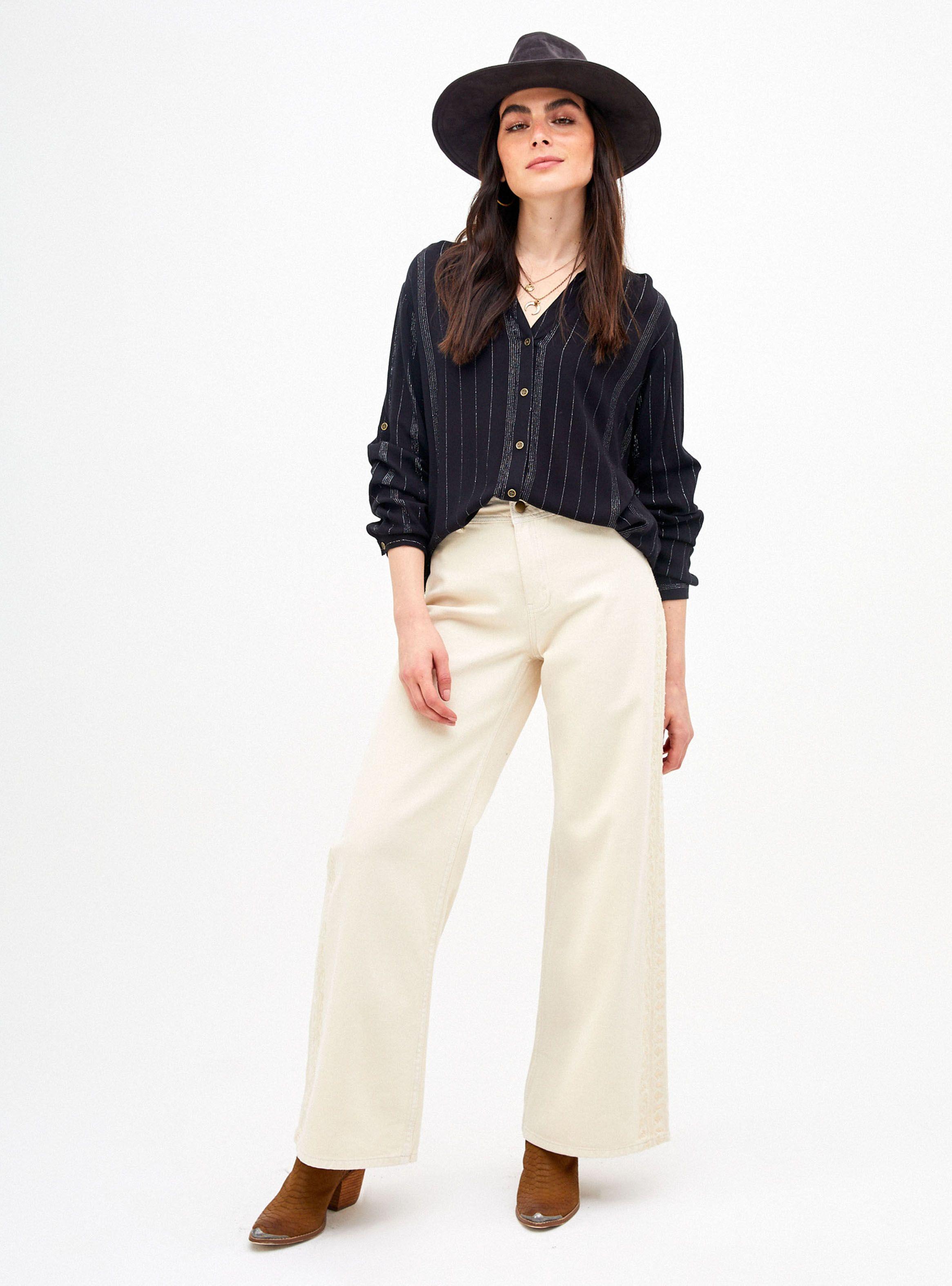 Blusa de Viscosa Bambula con Hilos Lurex-3