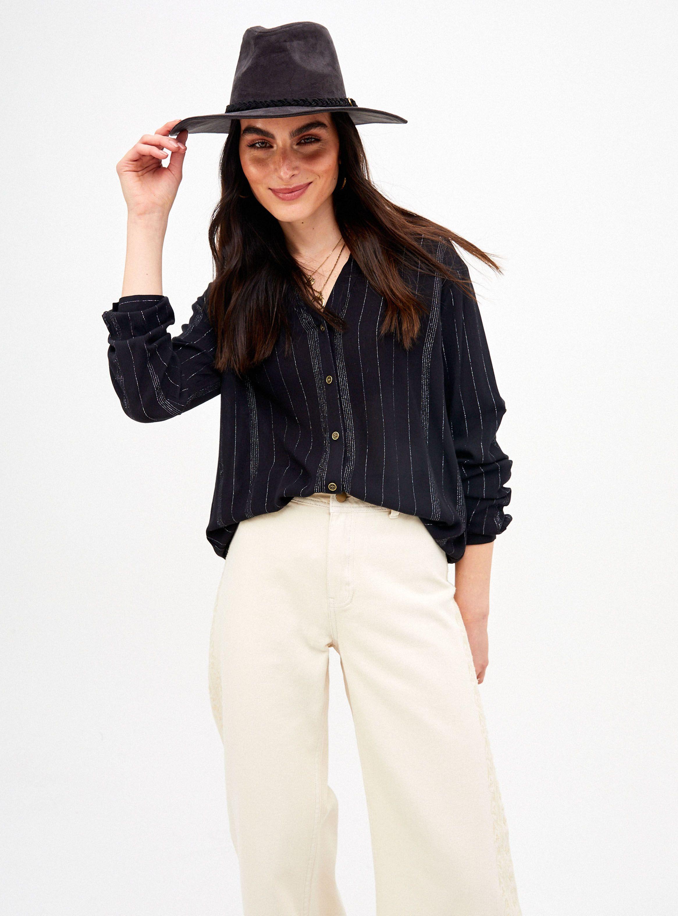 Blusa de Viscosa Bambula con Hilos Lurex-0