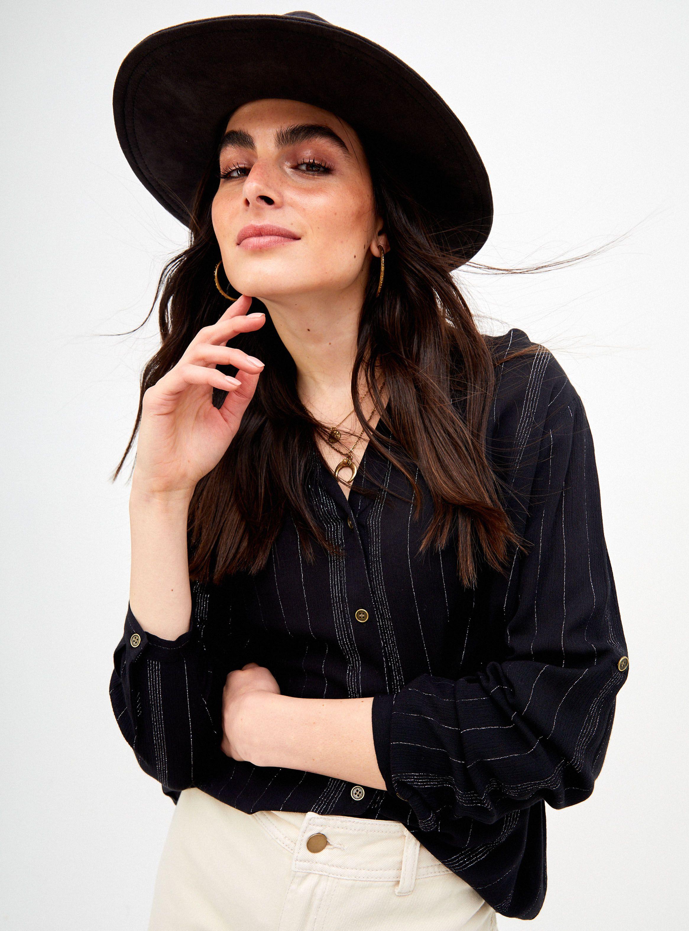 Blusa de Viscosa Bambula con Hilos Lurex-2