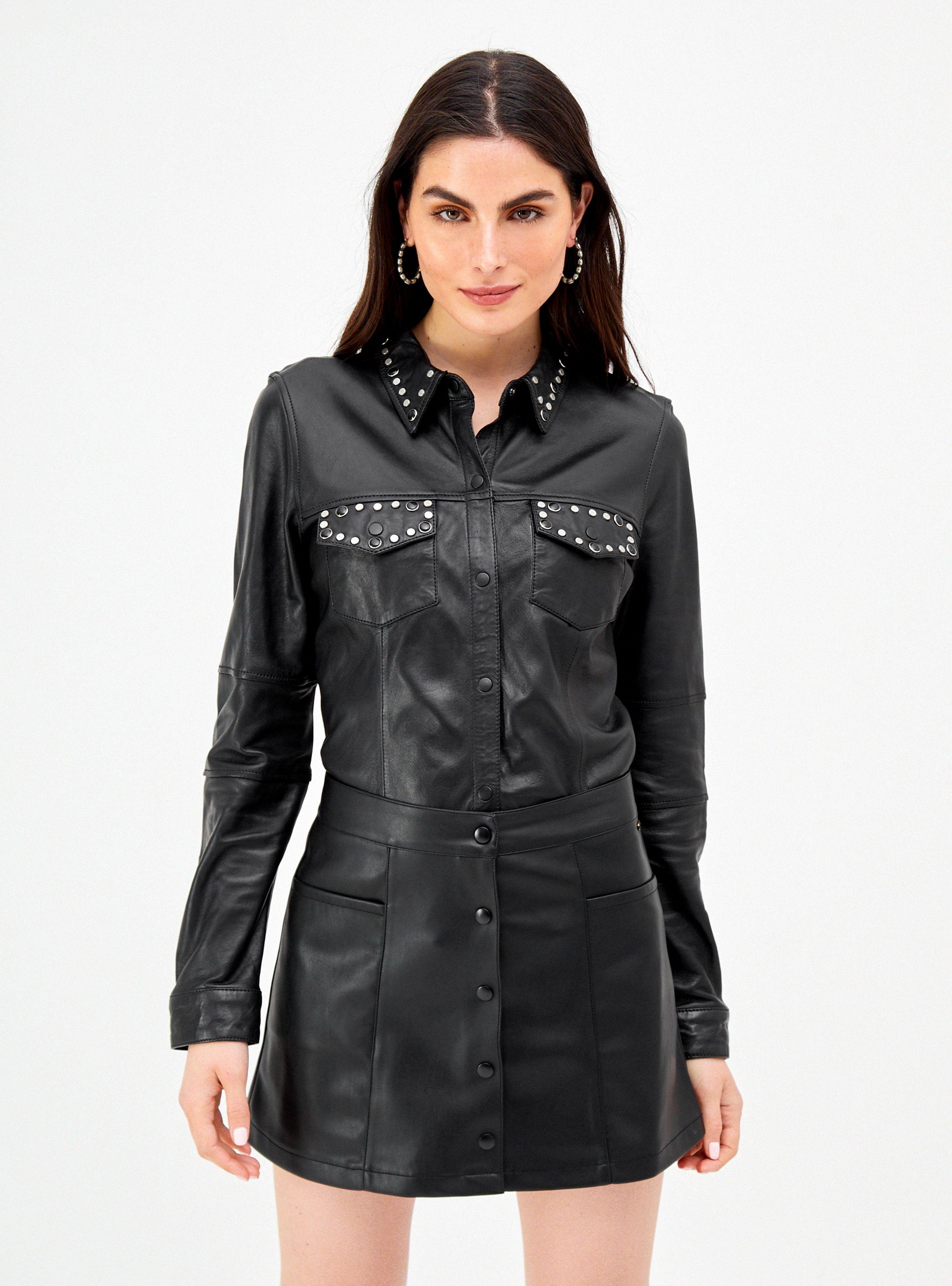 Blusa con Broches Delantero Tachas-0