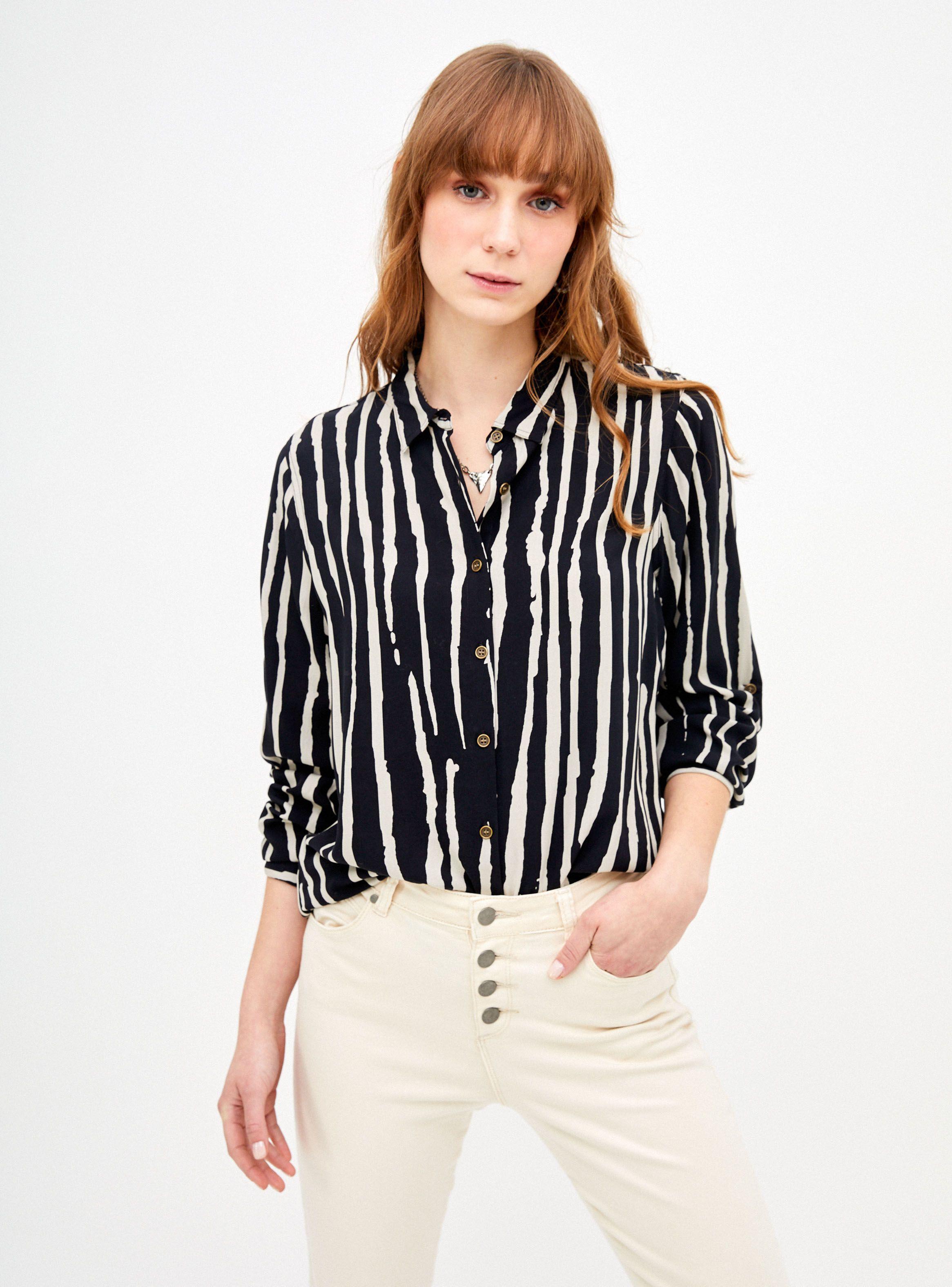 Blusa Fit Clásico Manga Larga Full Estampado-0