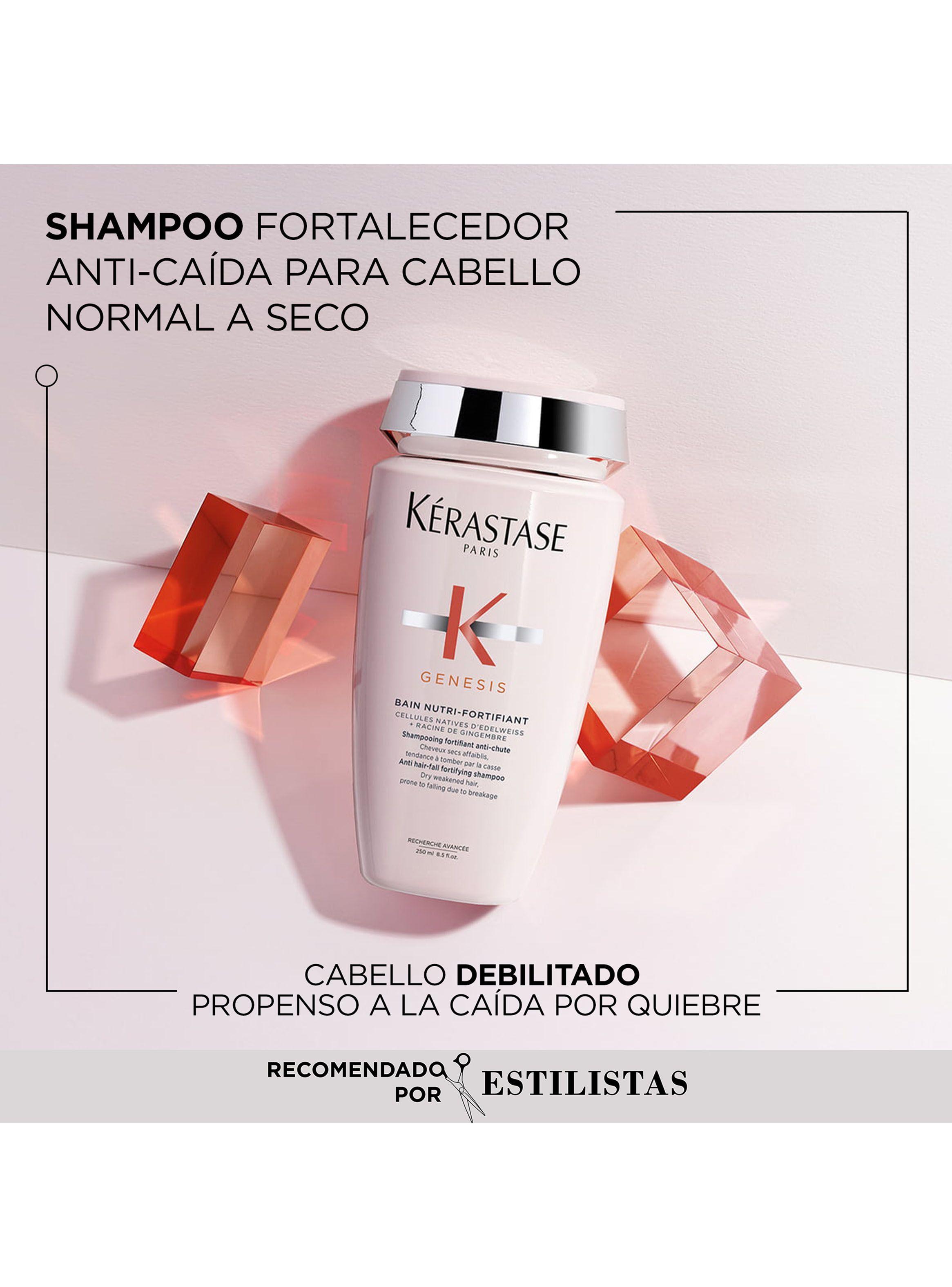 Set Hidratante Anti-Caída Genesis Shampoo Bain Nutri Fortifiant 250ml + Aceite LHuile Originale Elixir Ultime 50ml Kérastase-4