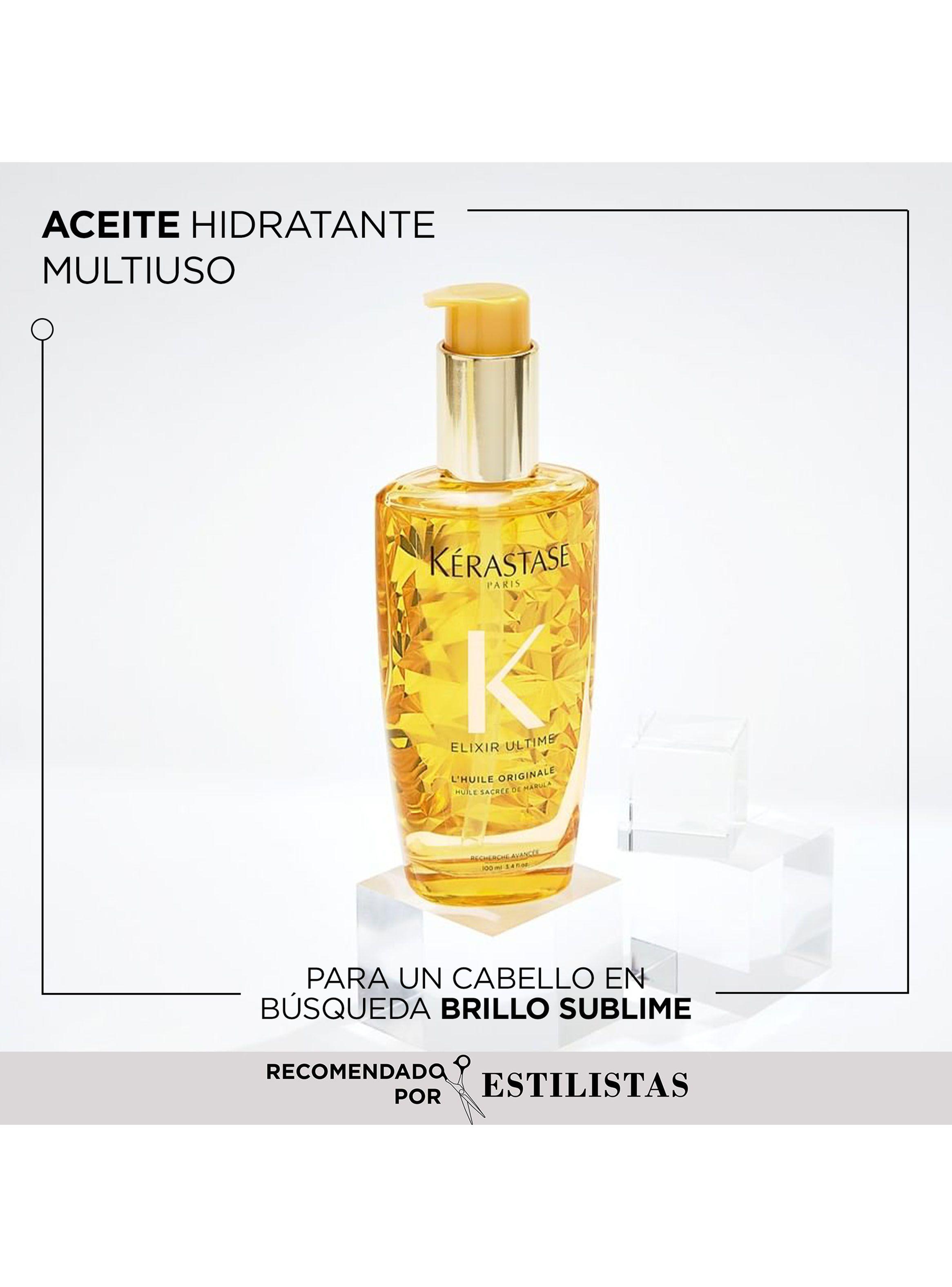 Set Cabello con máximo brillo Aceite LHuile Originale Elixir Ultime 100ml + Aceite LHuile Originale Elixir Ultime 50ml Kérastase-4