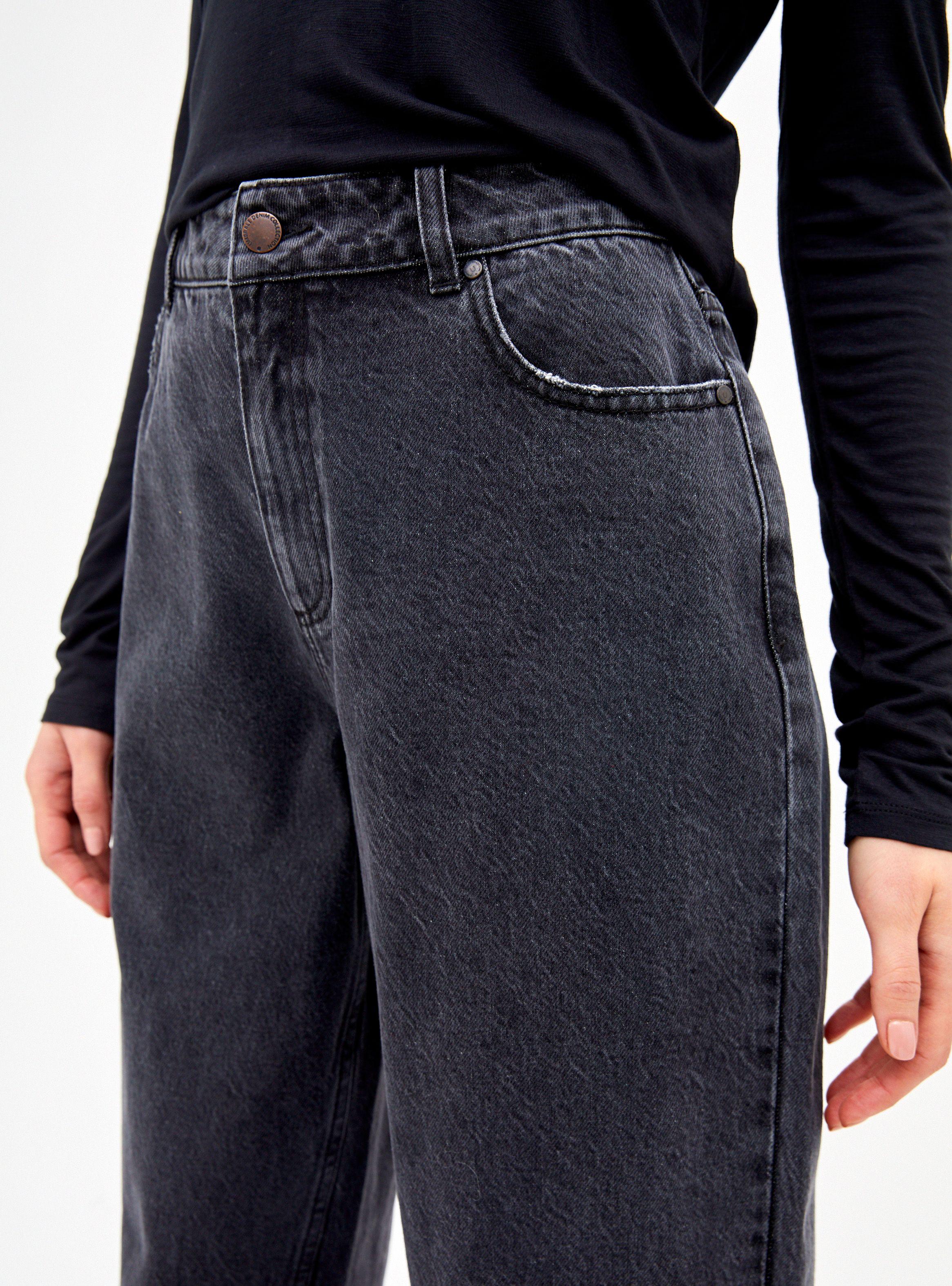 Jeans 5 Bolsillos Baggy Tiro Alto-2