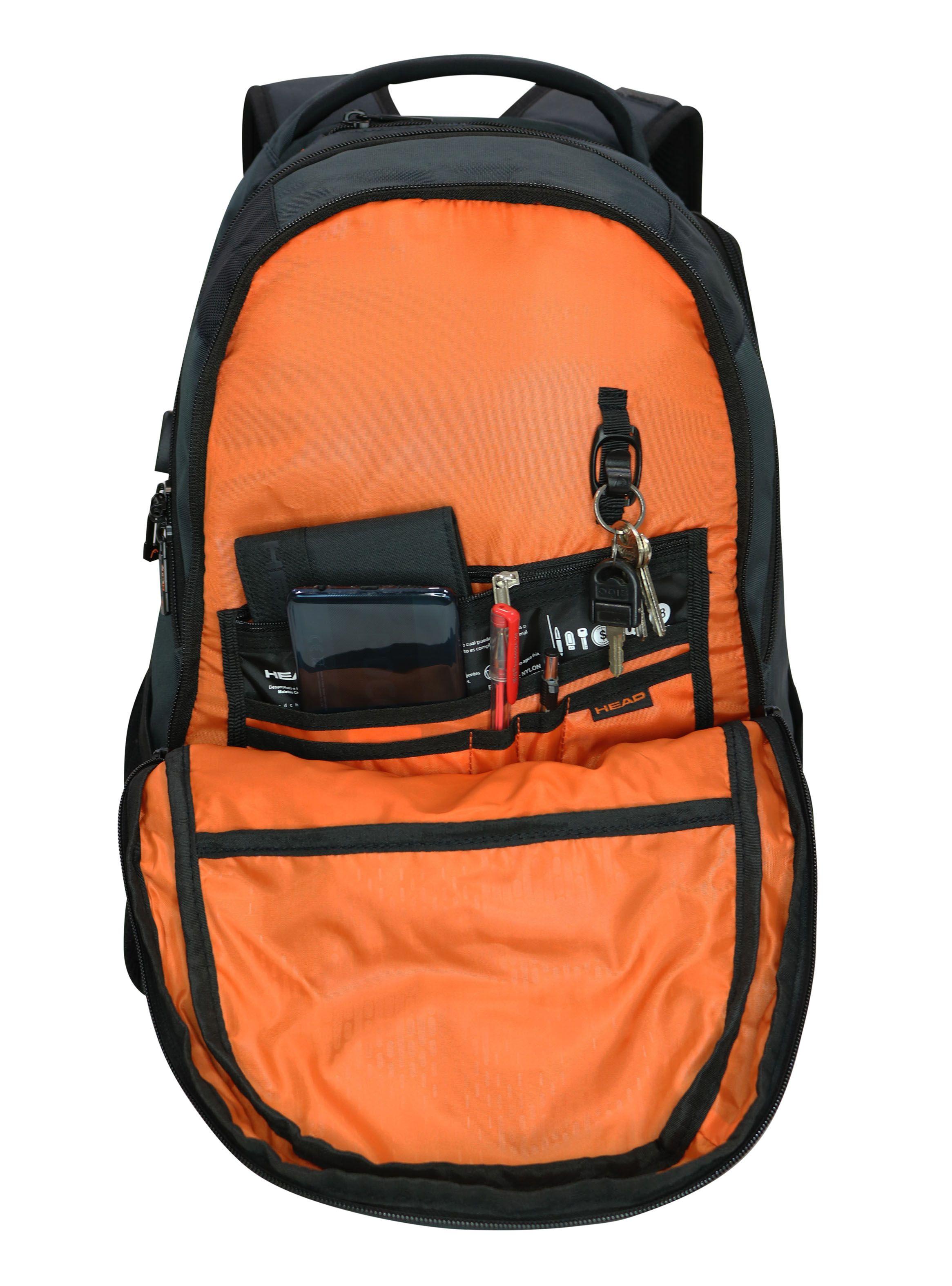 Mochila Portalaptop Q7 Usb Gris-4