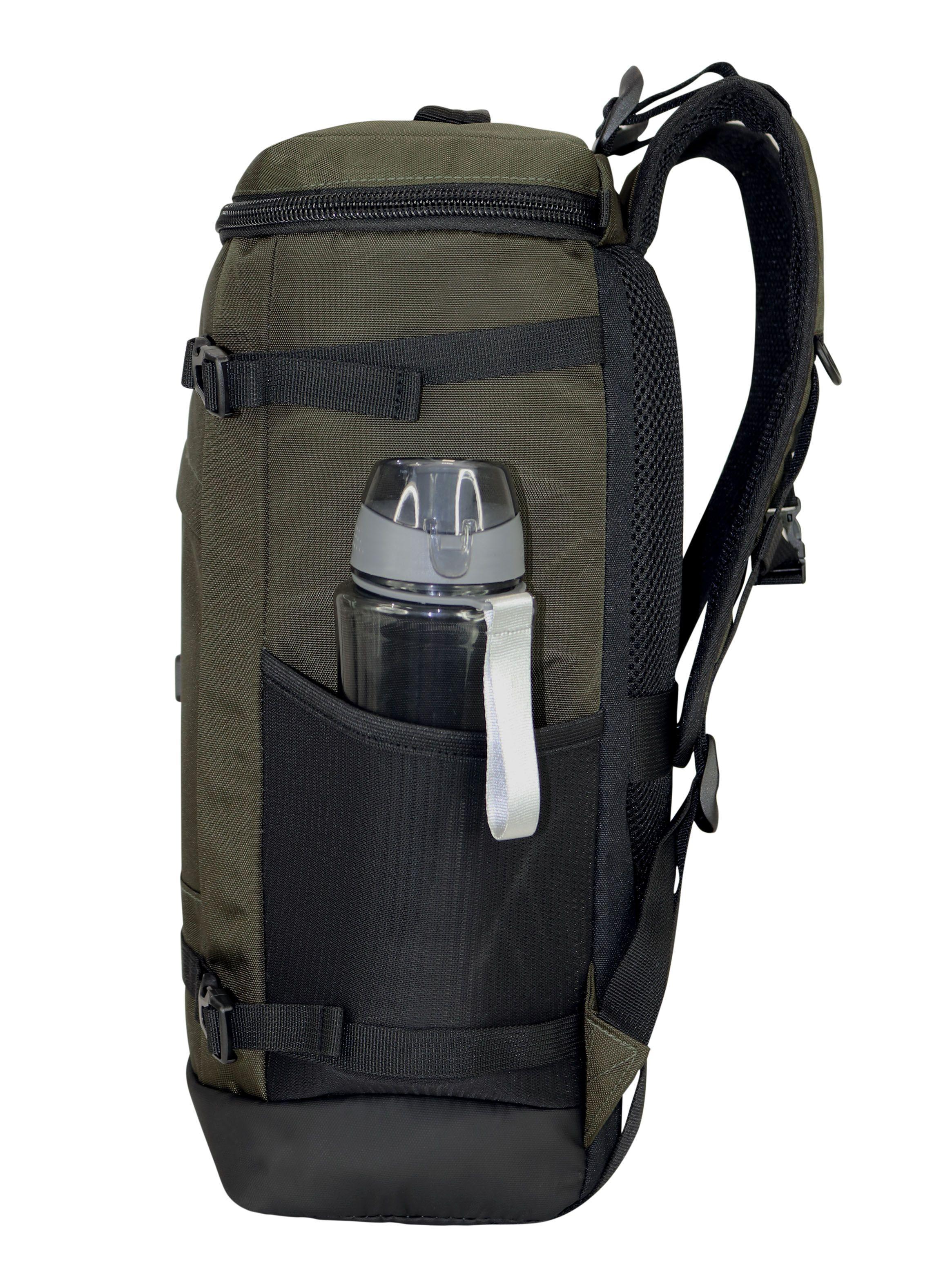 Mochila Notebook Tecnológica Lager Verde Militar-2