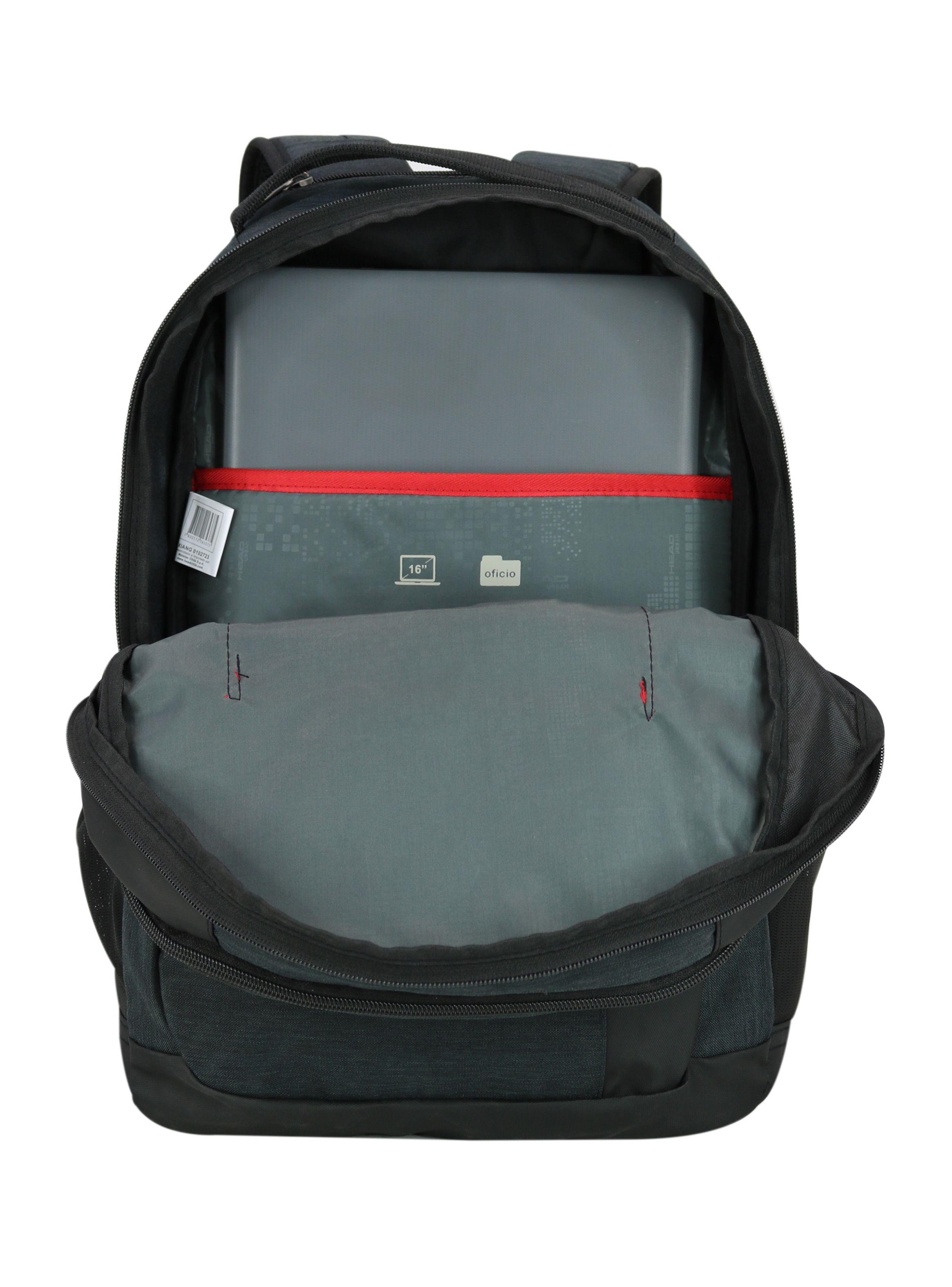 Mochila Portalaptop Melange Gris Oscuro-3