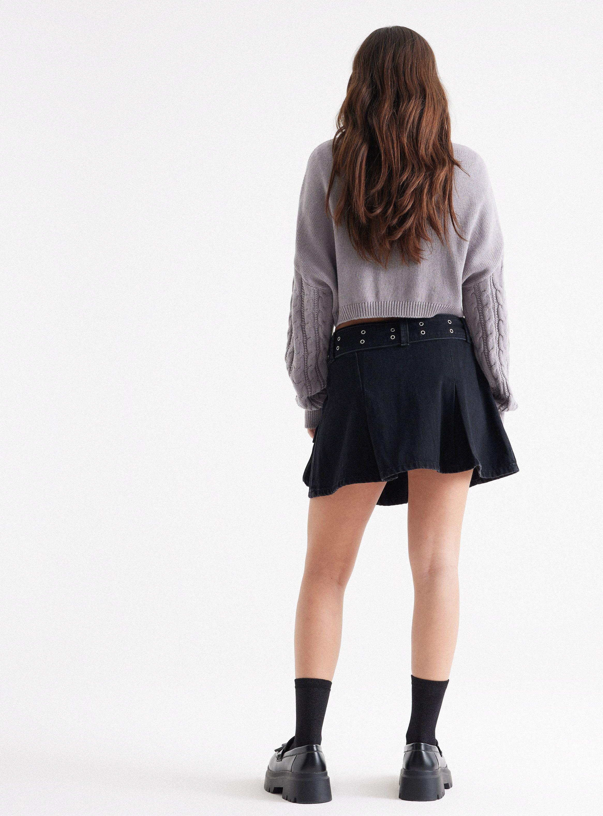 Falda Bolsillos Cargo Mas Cinturón Ancho-5