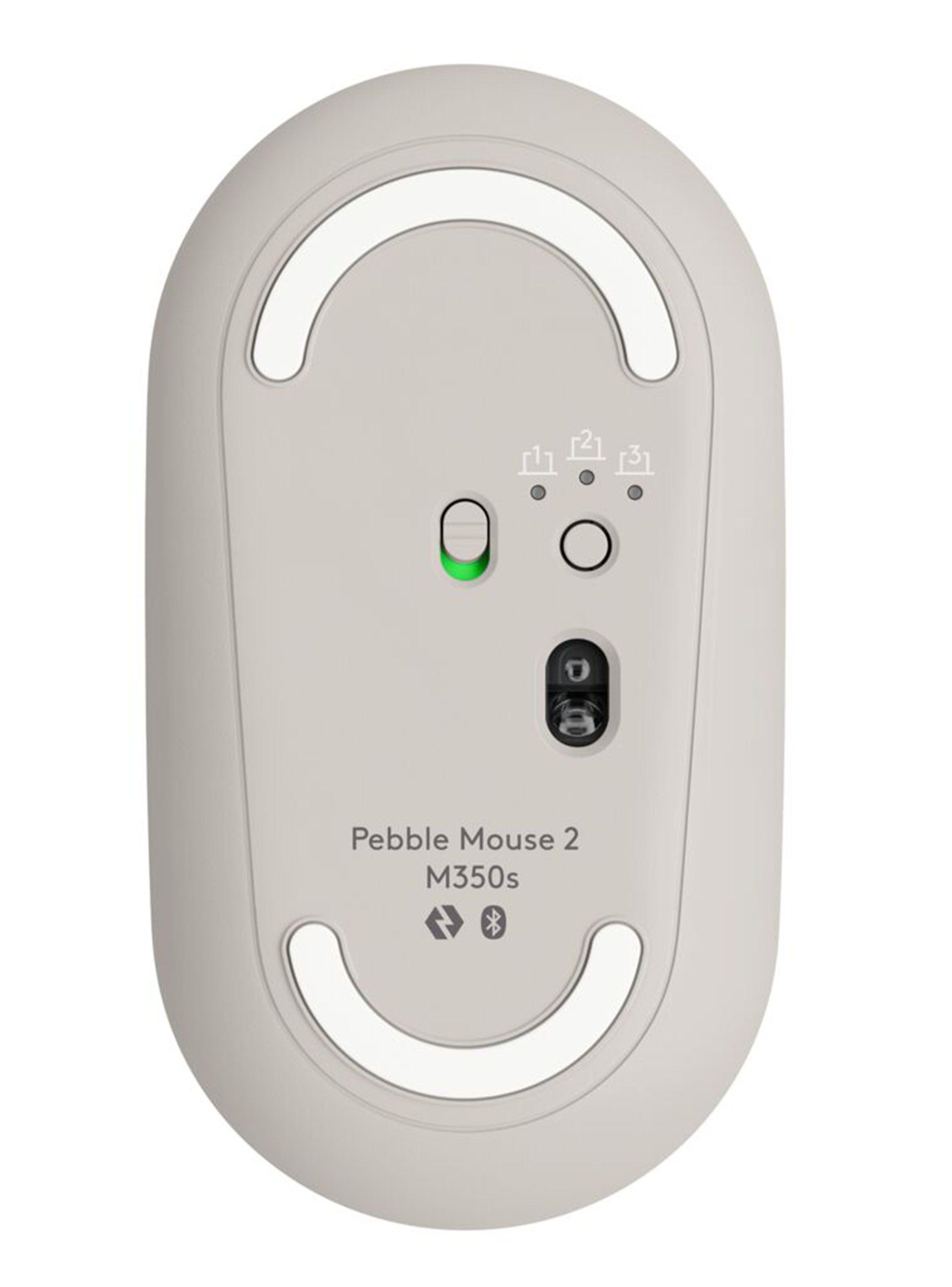 Mouse Inalámbrico M350S Blanco-3