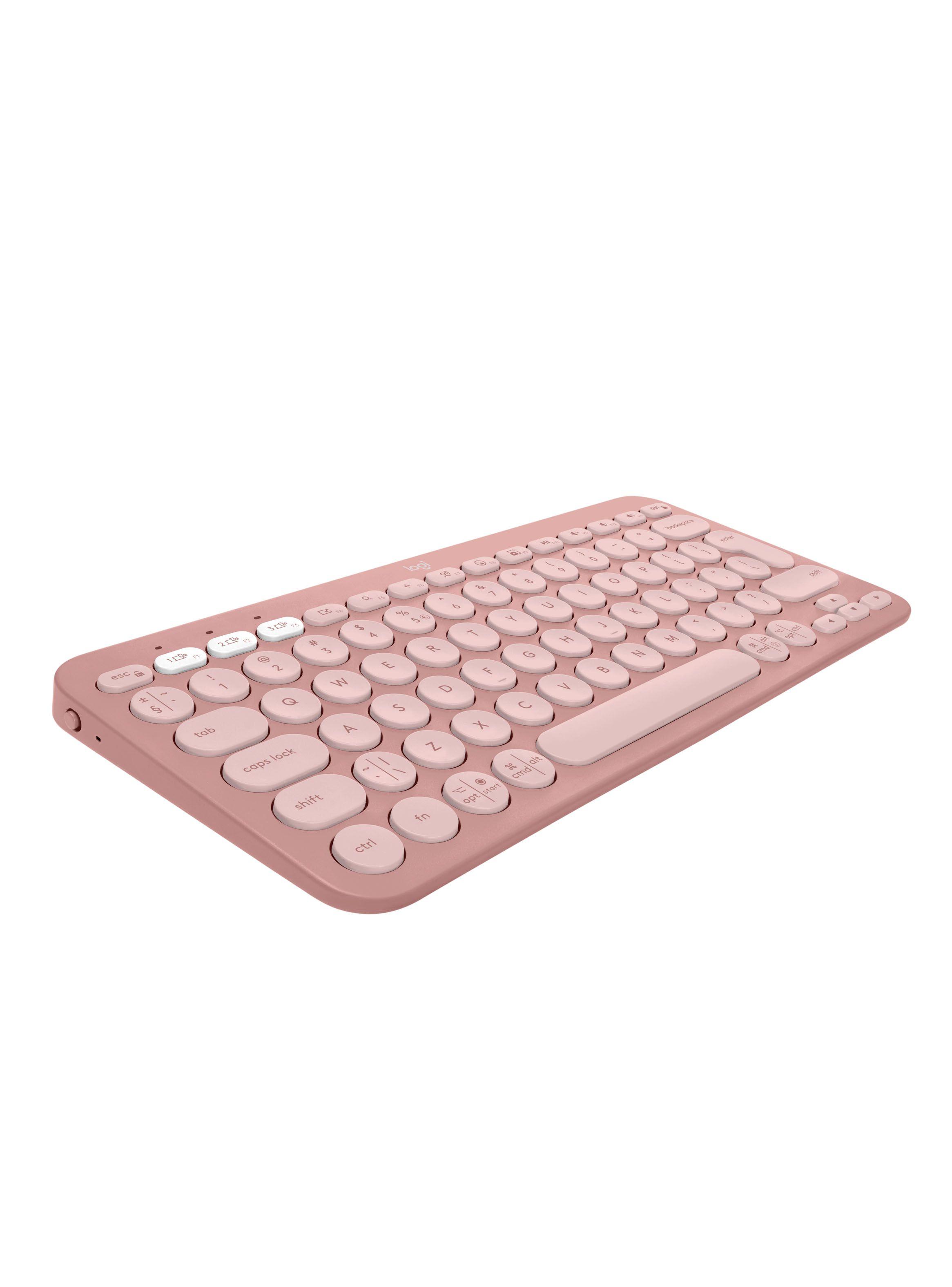 Teclado Inalámbrico K380S Rosado-1