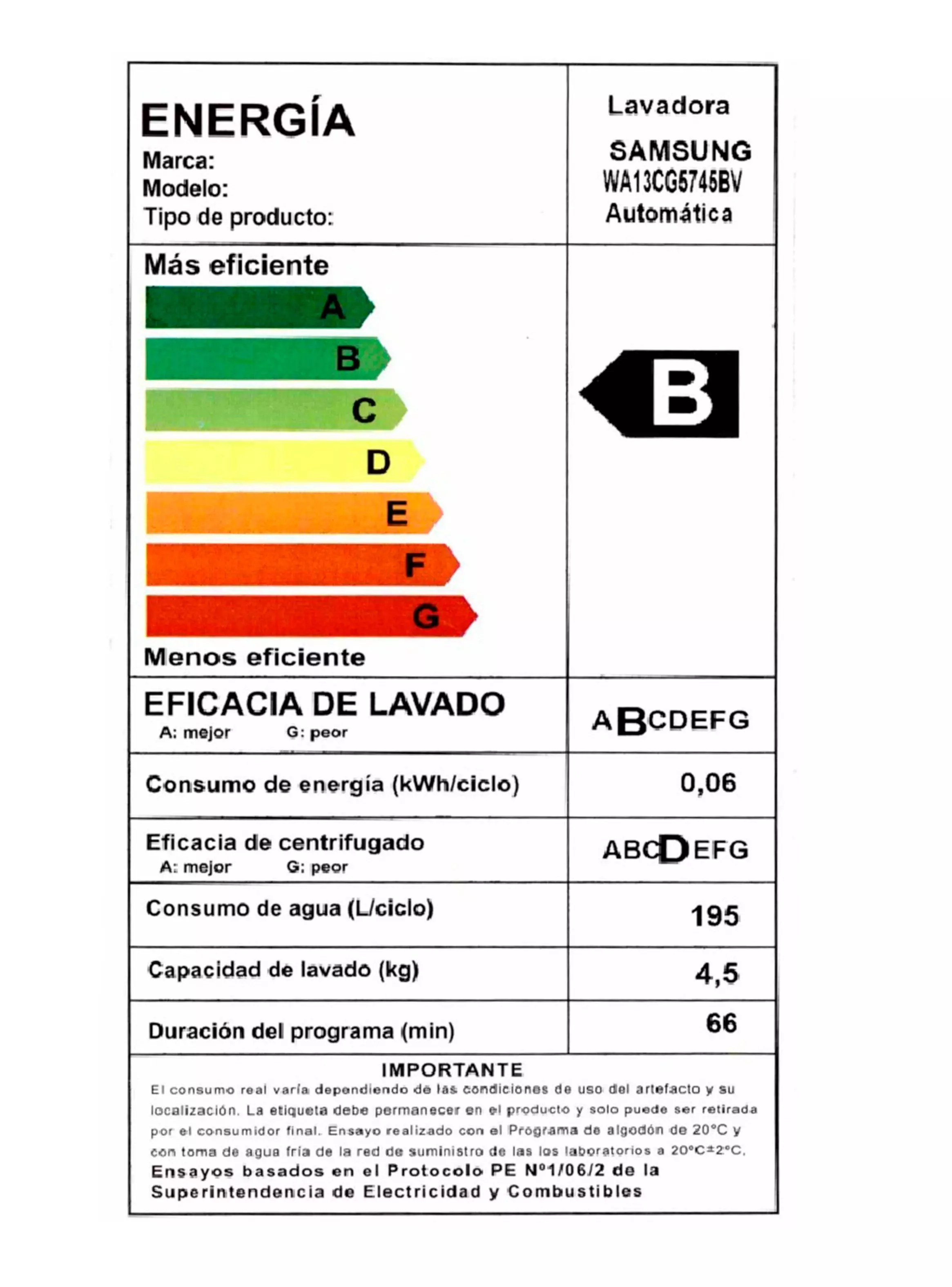Lavadora Carga Superior 13 Kg con Eco Bubble WA13CG5441BDZS-9