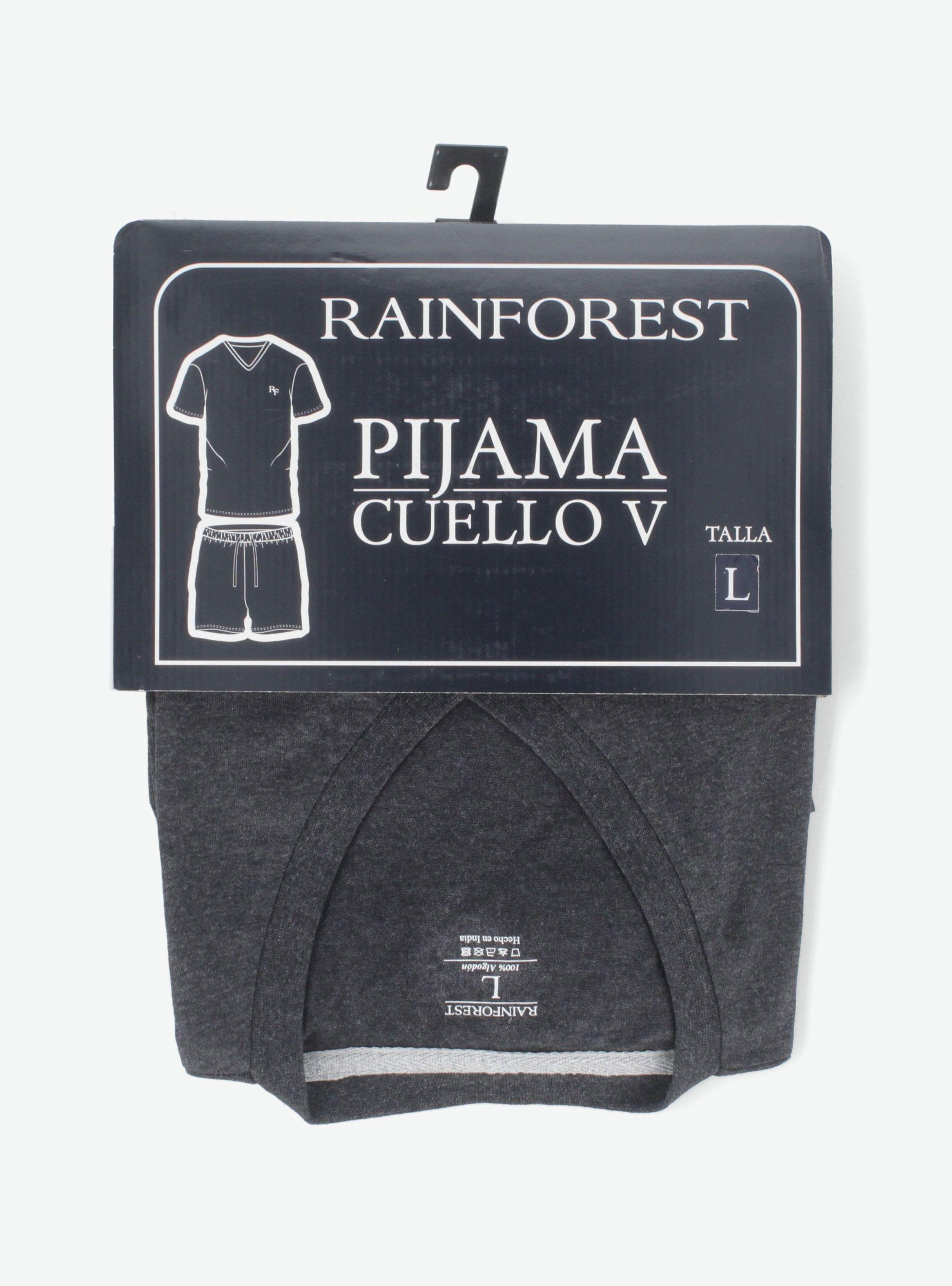Pijama Corto Cuello V Summer de Rainforest