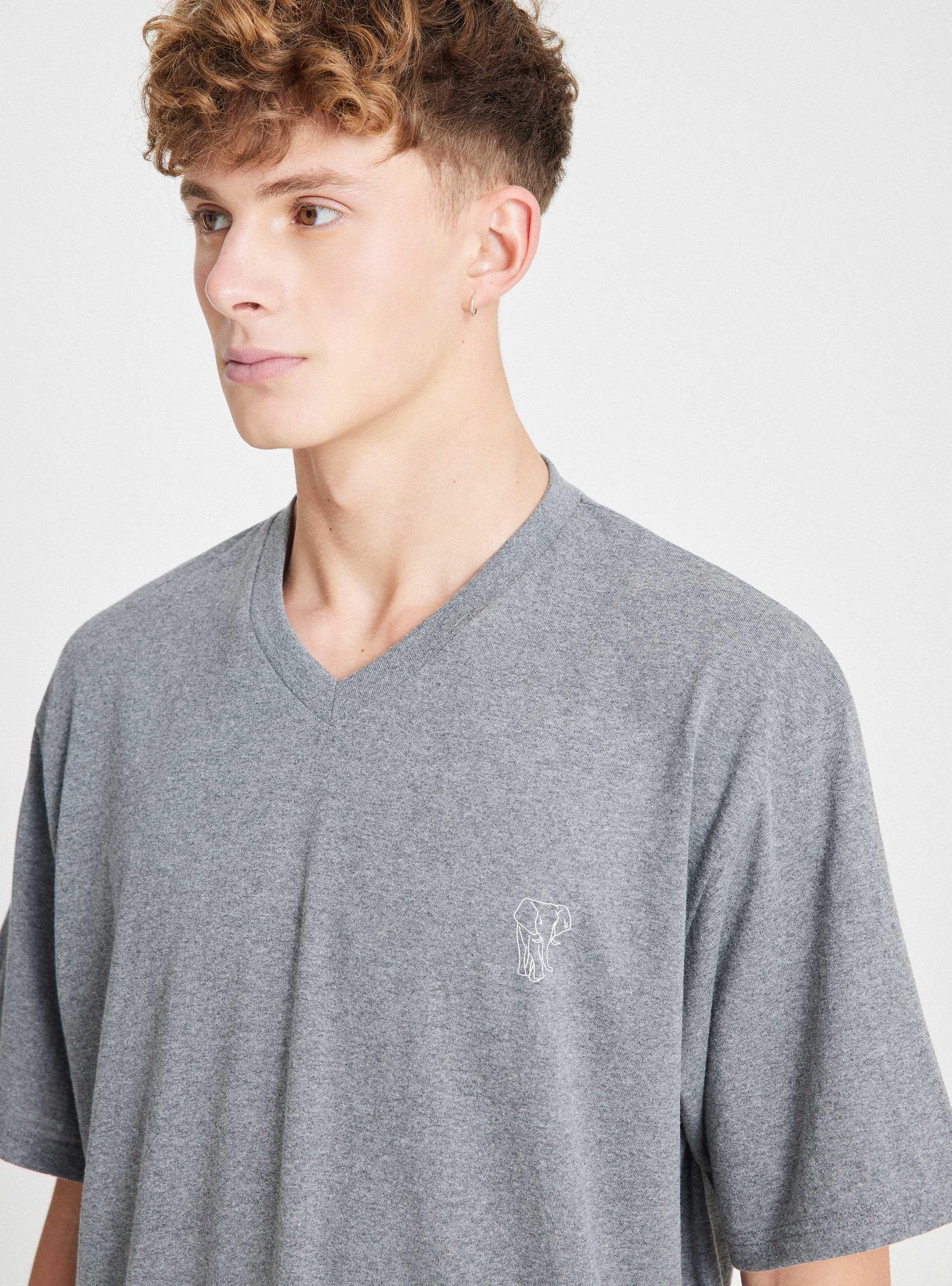 Pijama Corto Basics Cuello V de Opposite