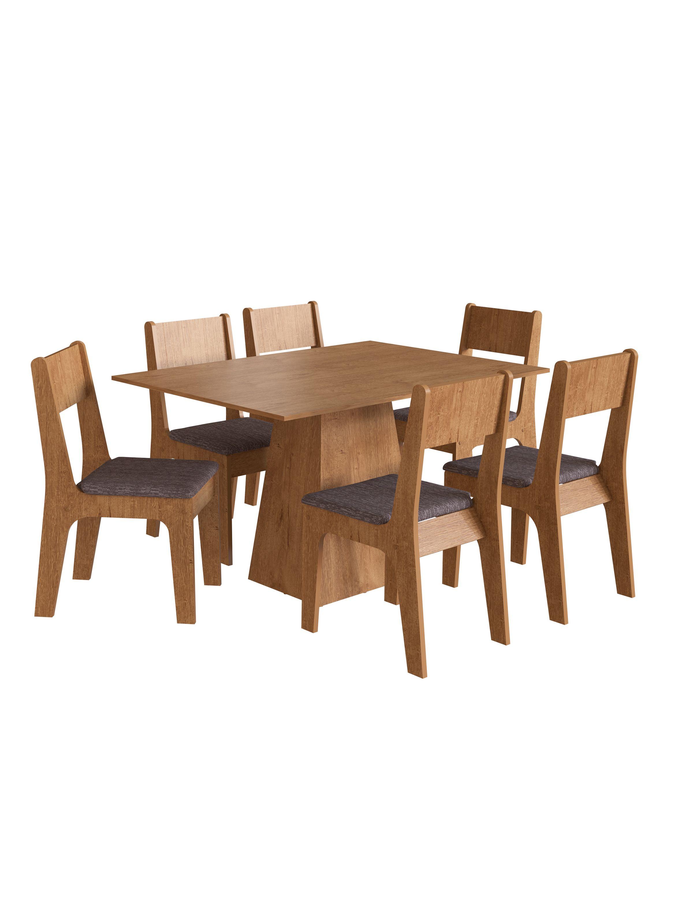 Juego de Comedor + 6 Sillas-0