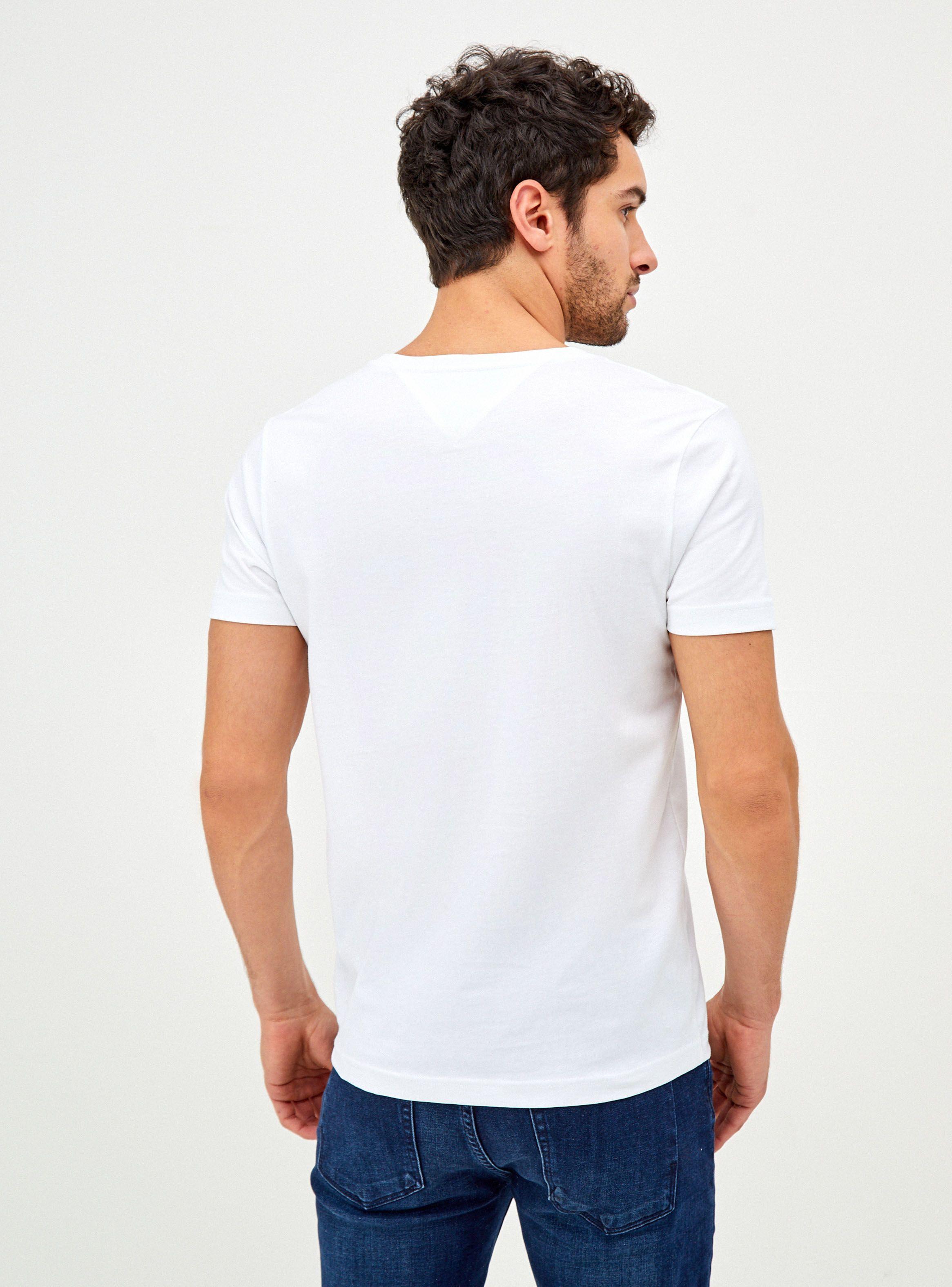 Polera  Diseño Básico Manga Corta Cuello V-1