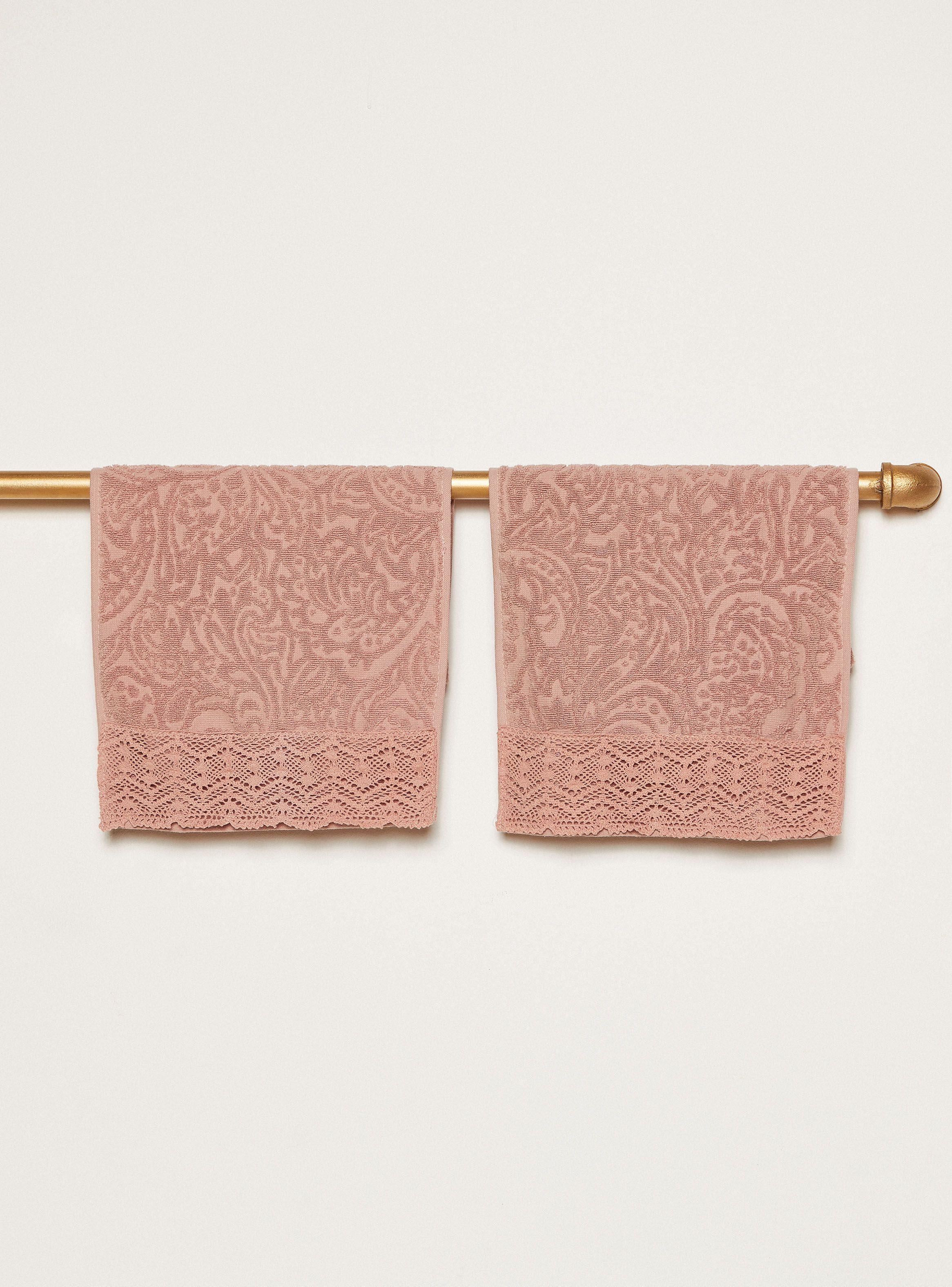 Set Sarah Miller 2 Toallas de Visita Roma 30 x 50 cm-3