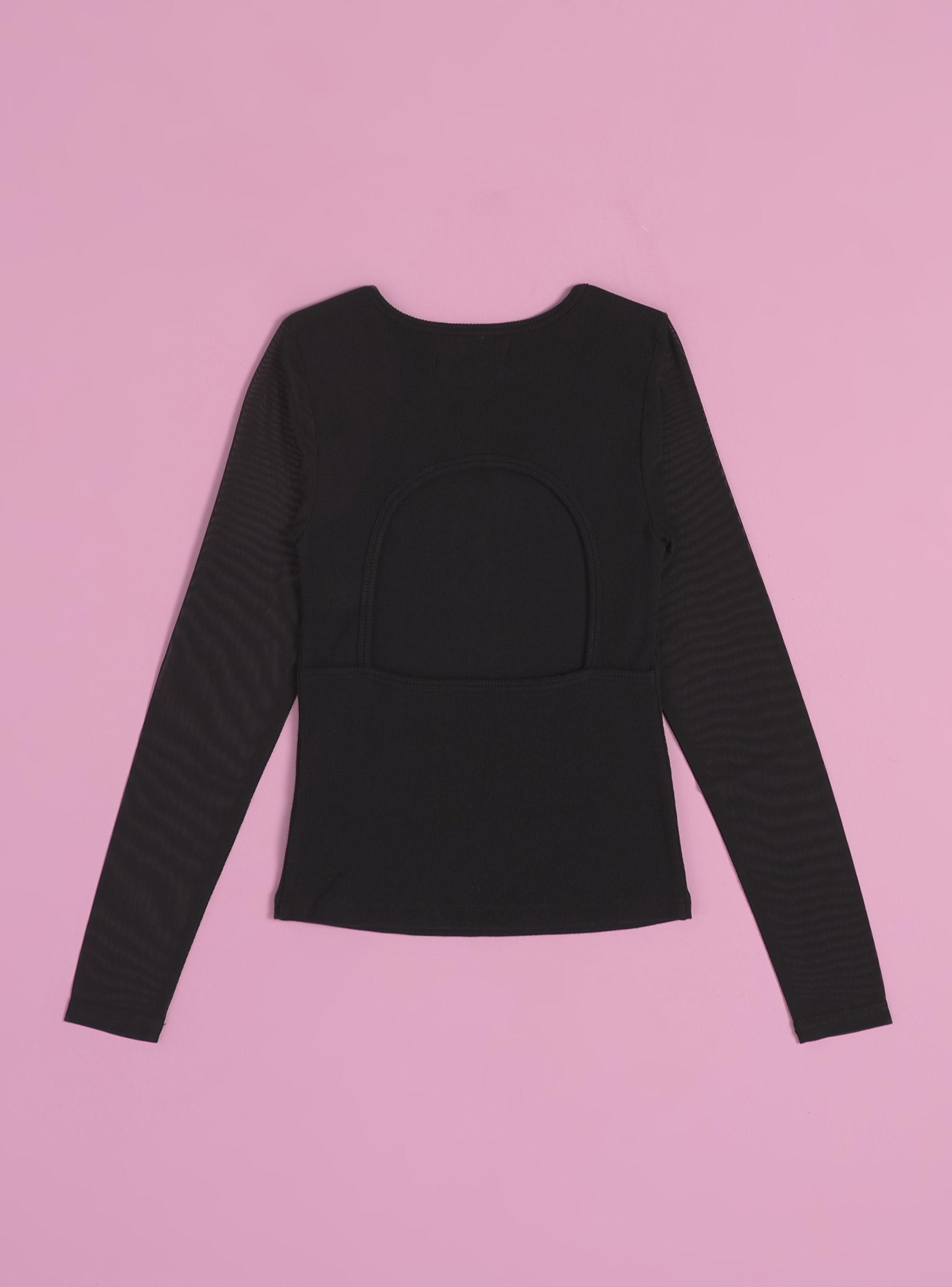 Polera Manga Larga Tranparente-3