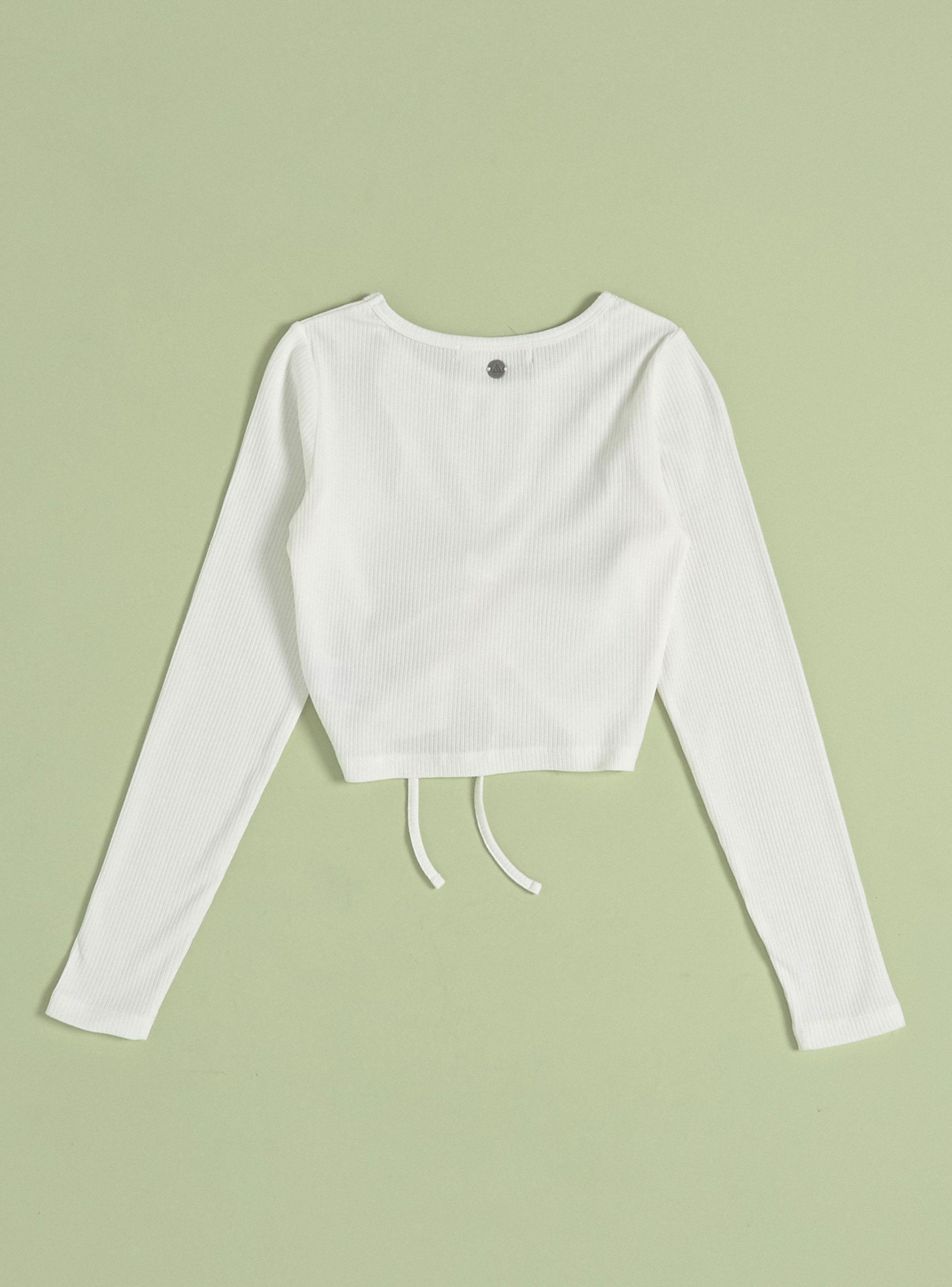 Polera Nudo Ajustable de Rib Lavada-3