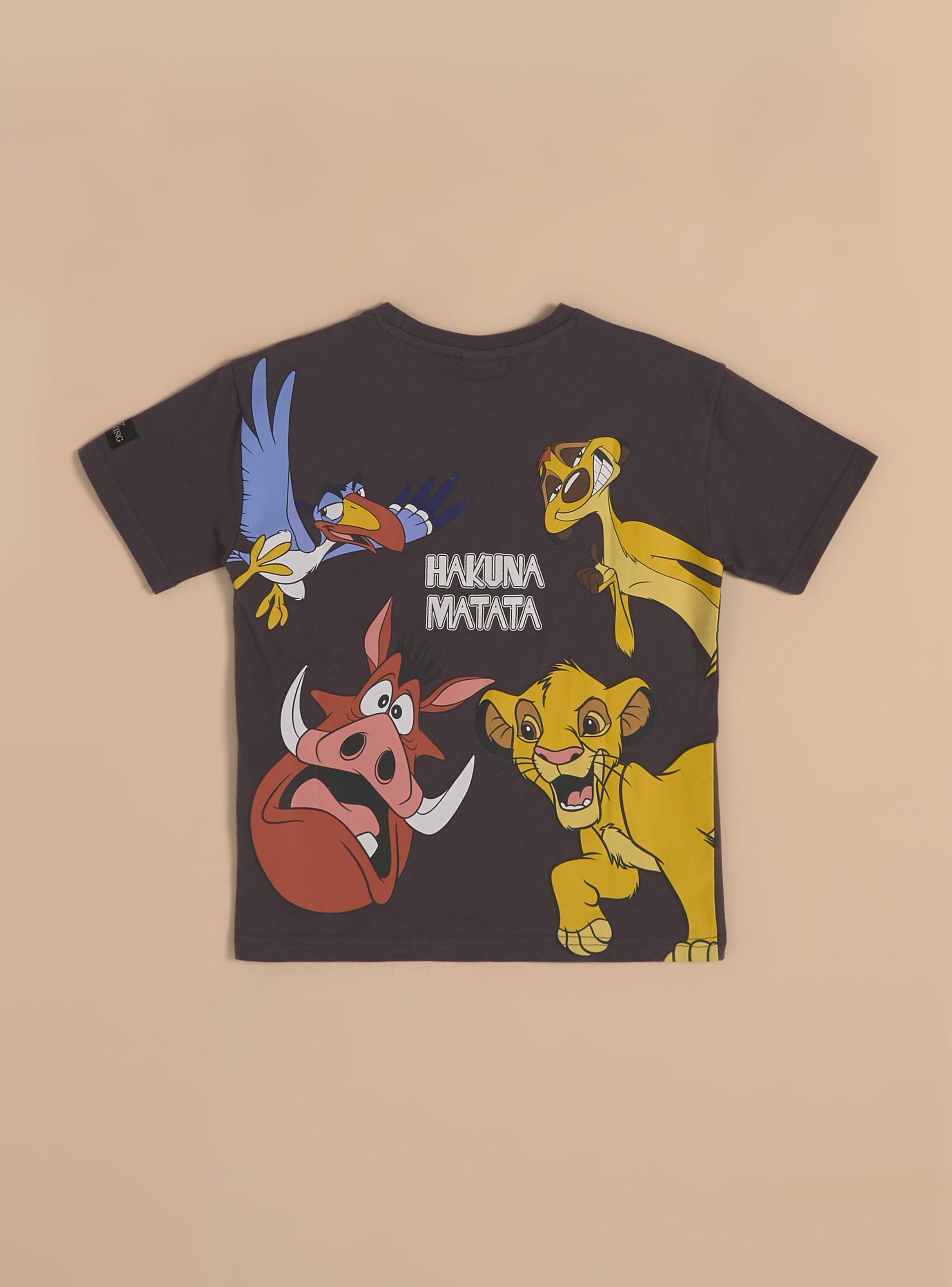 Polera Niño Manga Corta Rey León Disney-3