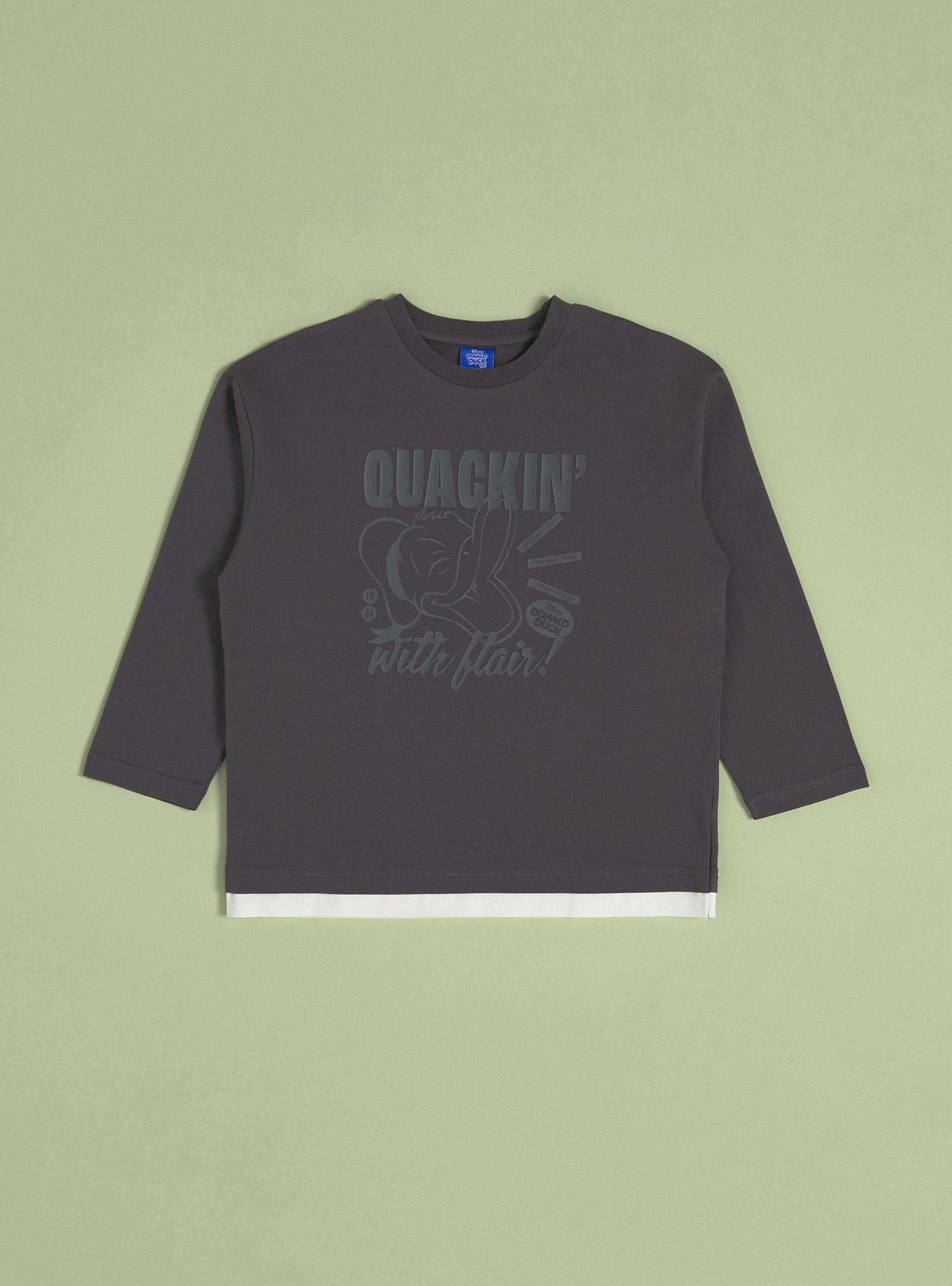 Polera Manga Larga Niño Donald Duck Disney-2