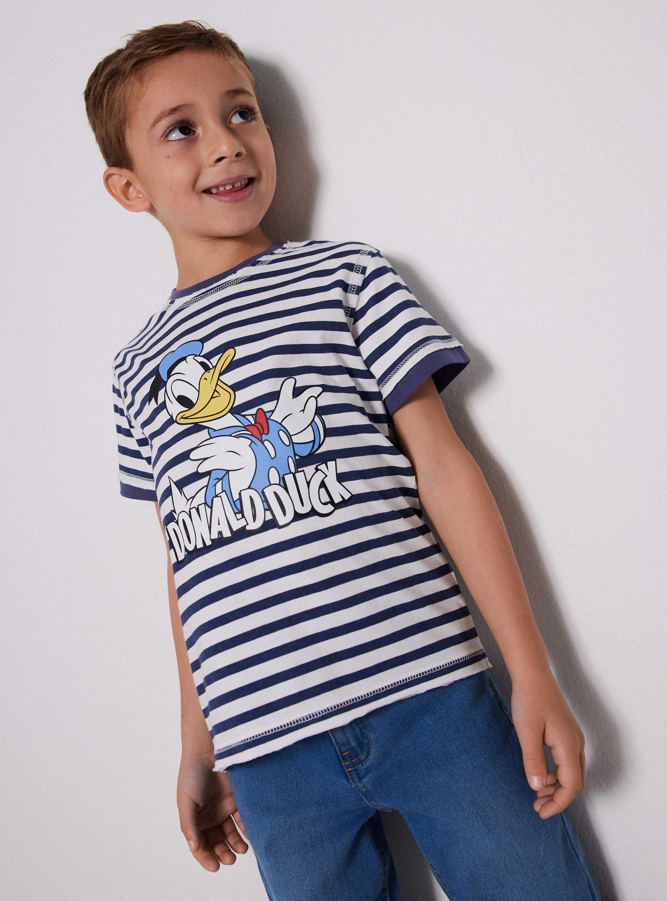 Polera Niño Manga Corta Donald Duck Disney-0